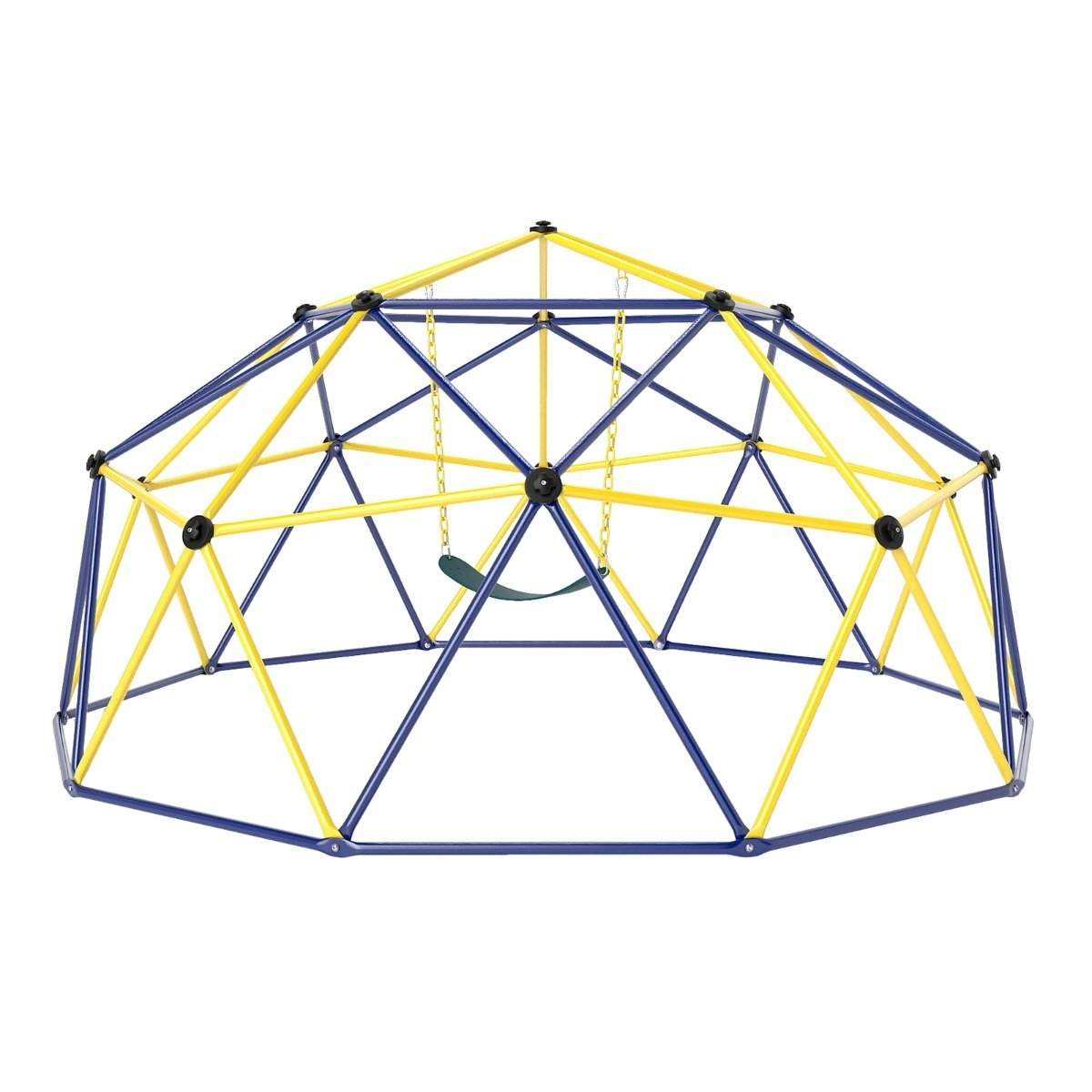 Børneklatrekuppel med gynge – 305 cm, robust og vejrbestandig