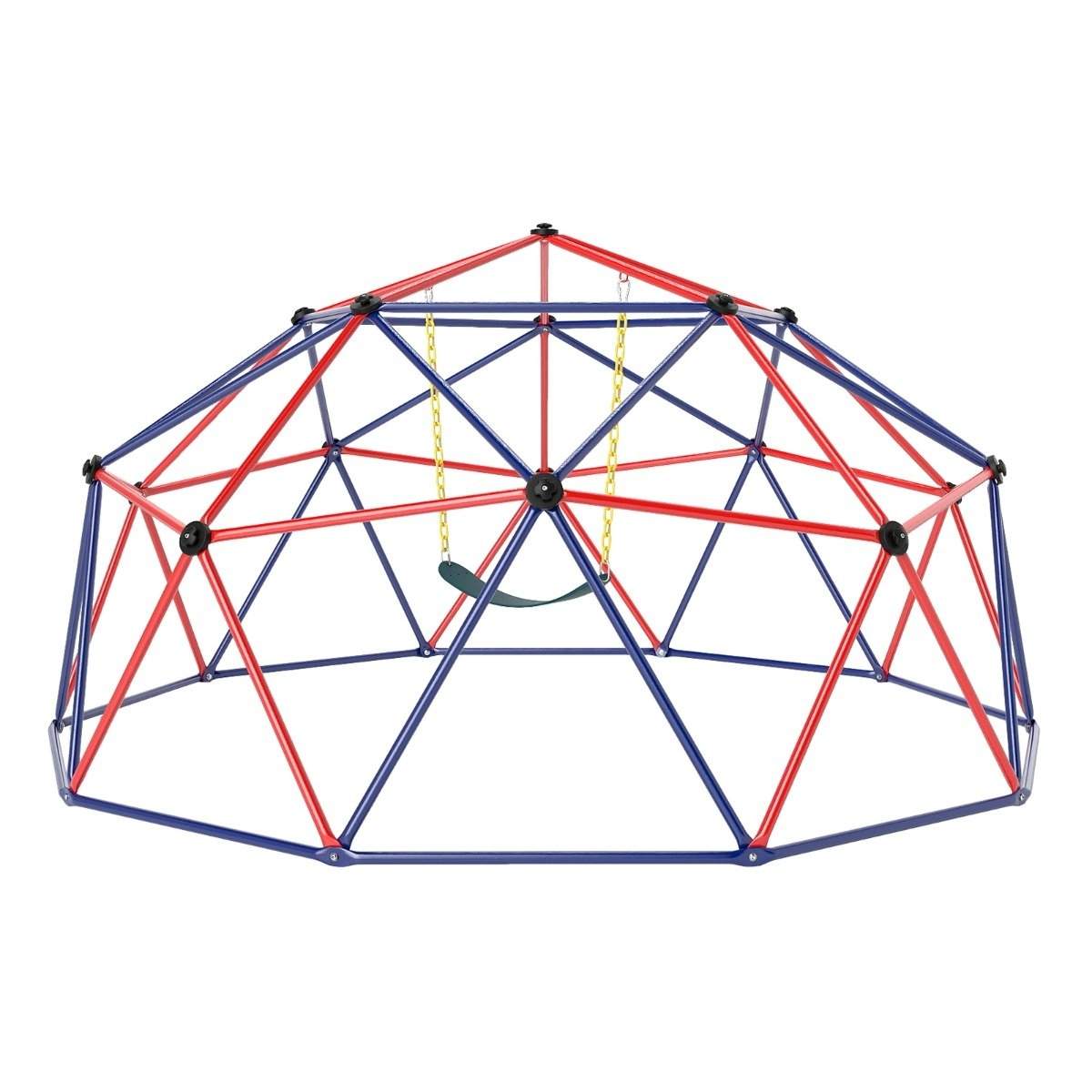 Børneklatrekuppel med gynge – 305 cm, 363 kg kapacitet