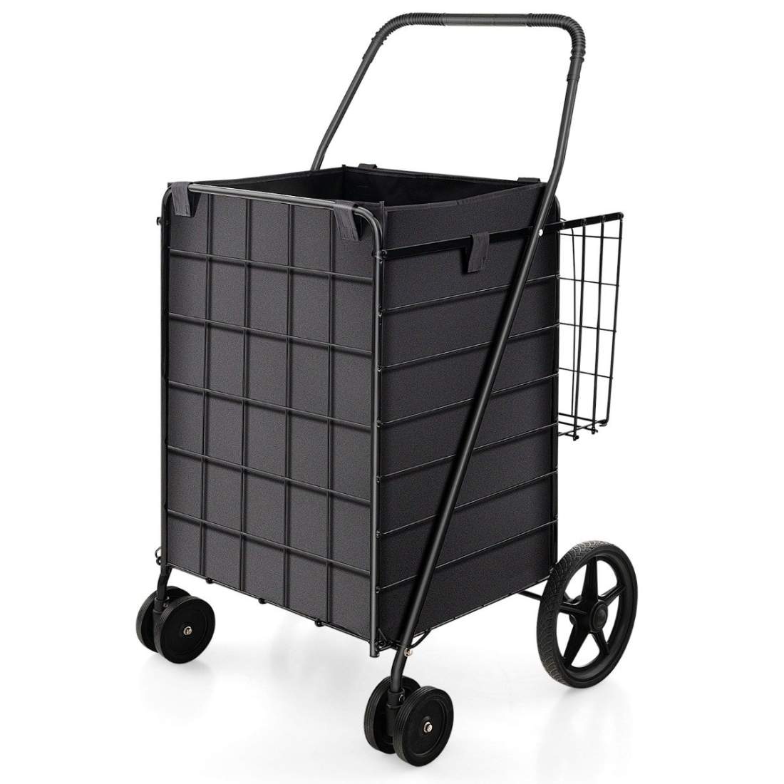 Kundvagn med Oxford-foder – 120L, hopfällbar och hållbar | Hem & Hobby | Pryloteket