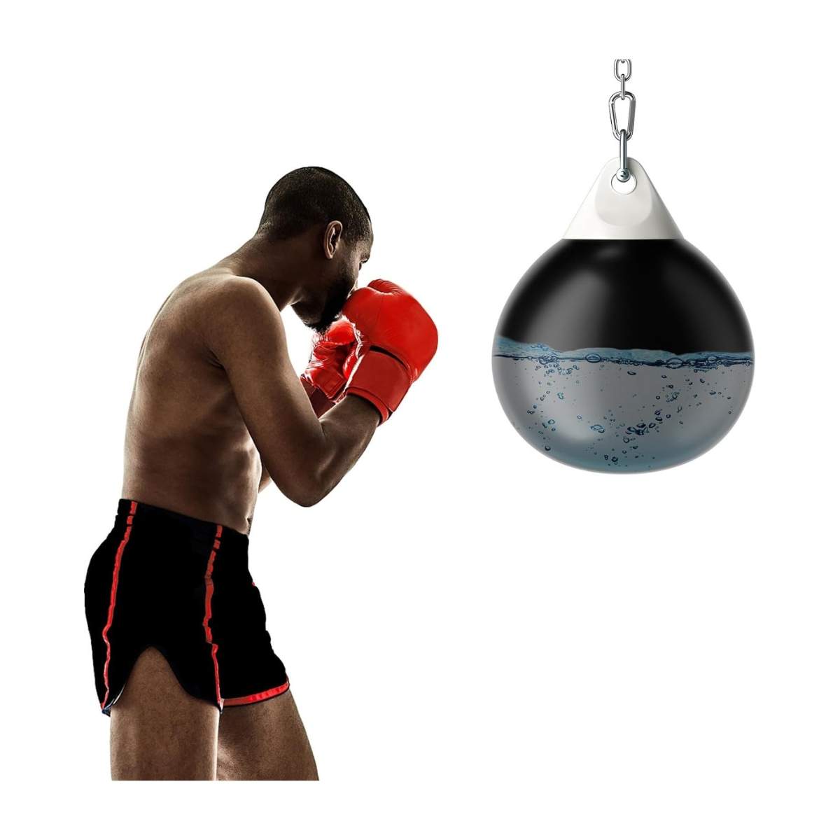 Vandfyldt boksesæk – Slidstærk PVC, justerbar vægt