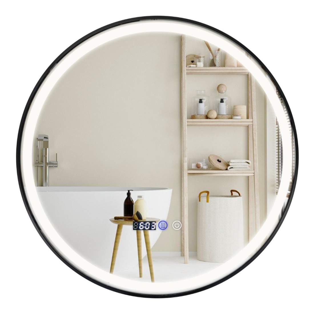 LED badrumsspegel – anti-dimma, 3-färgsljus, minnesfunktion | Hem & Hobby | Pryloteket