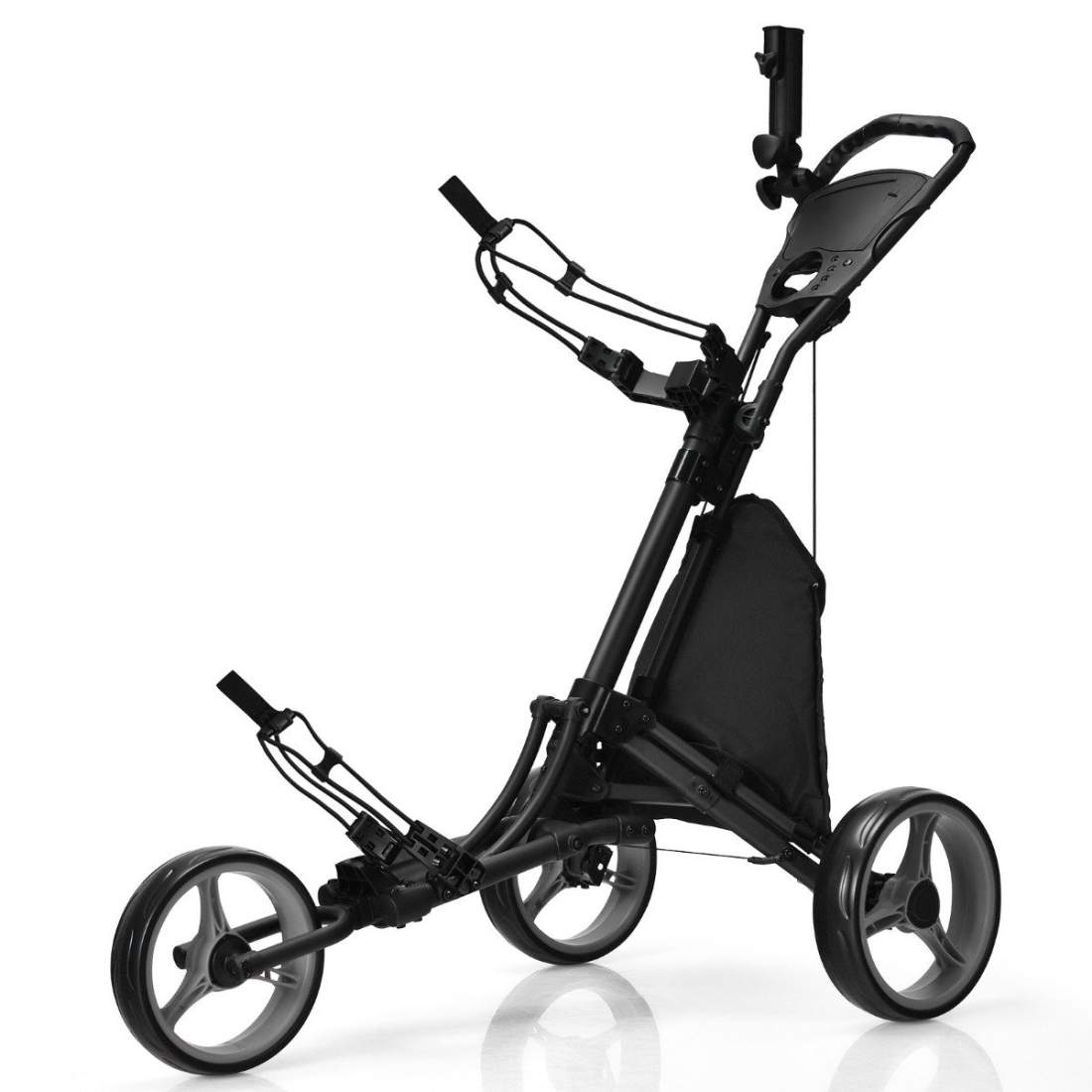 Golf Push Cart – Lätt, hopfällbar, aluminiumram | Hem & Hobby | Pryloteket