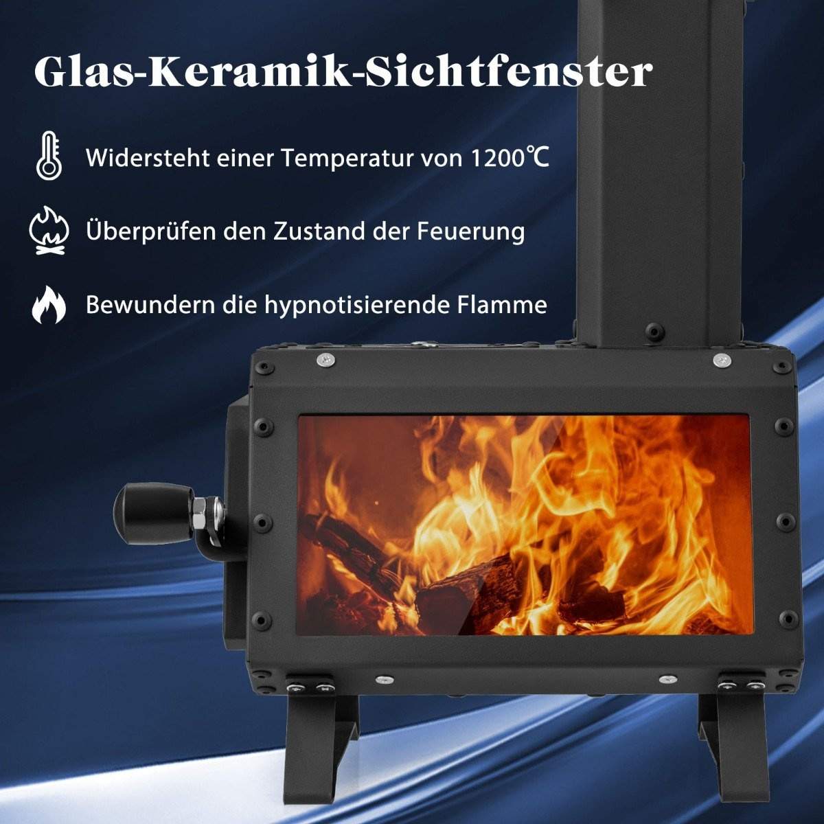 Udendørs raketkomfur – dobbelte madlavningsoverflader, bærbart design