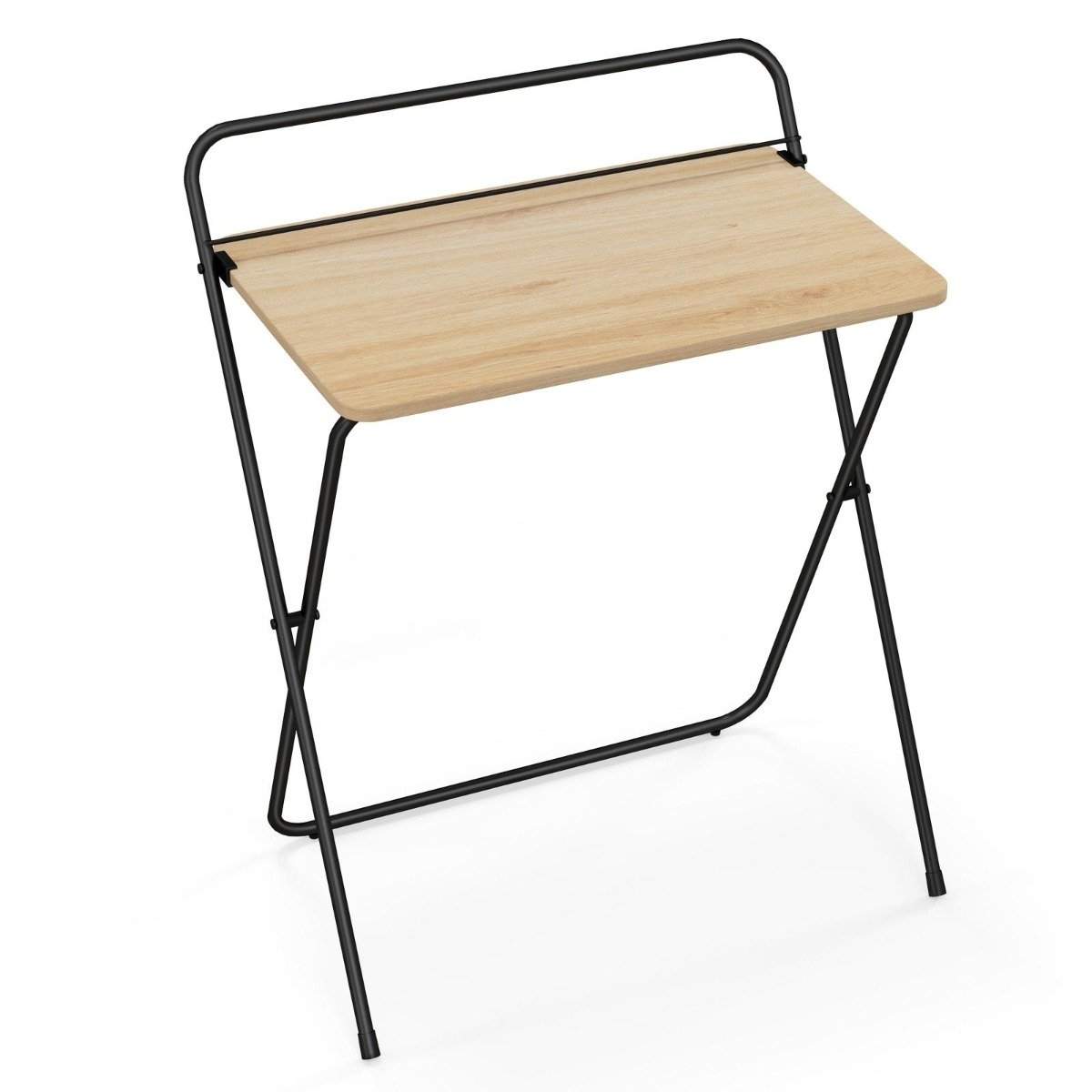 Sammenfoldelig skrivebord med tabletholder – Kompakt 64x43x80 cm