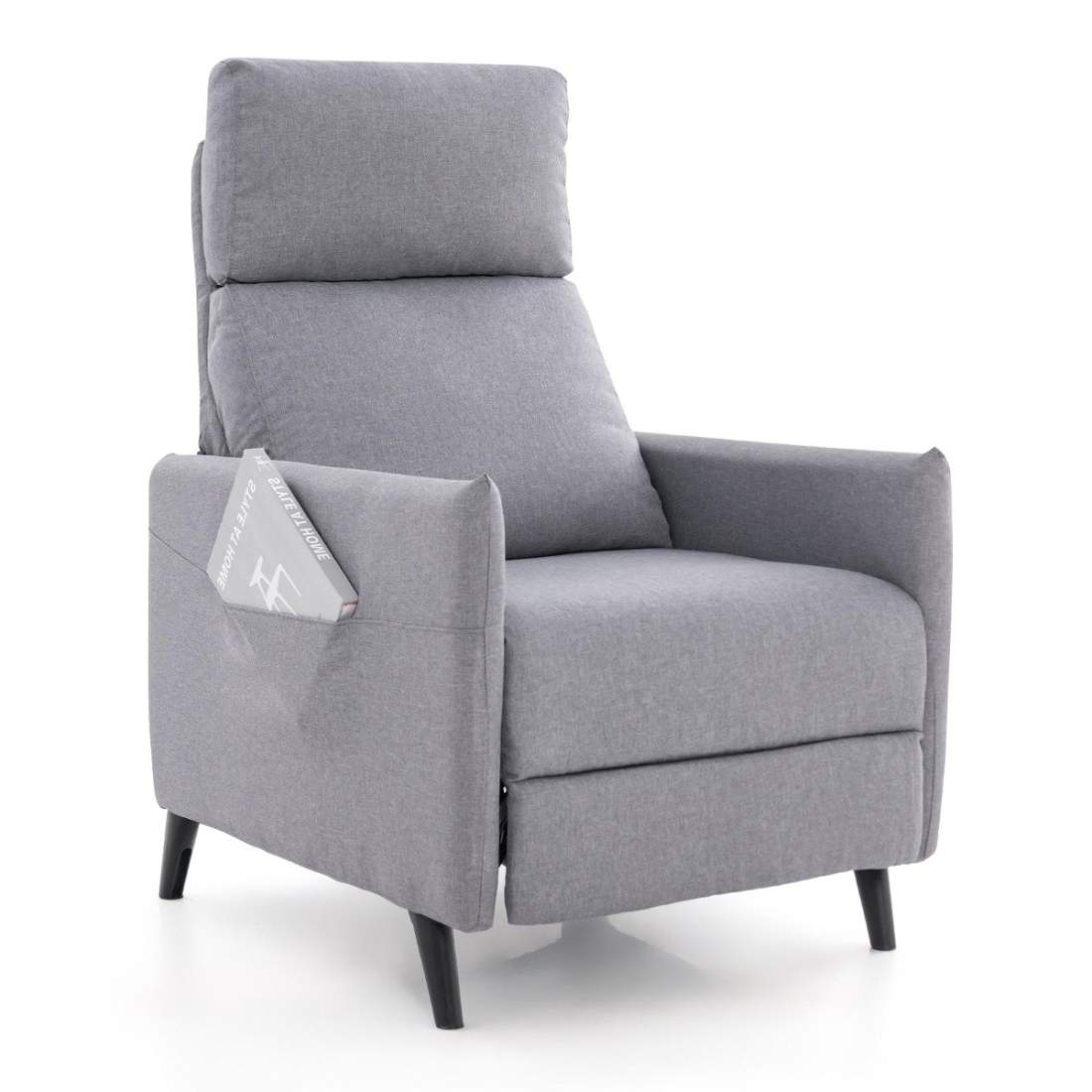 Liggstol med justerbart ryggstöd och fotstöd | Hem & Hobby | Pryloteket