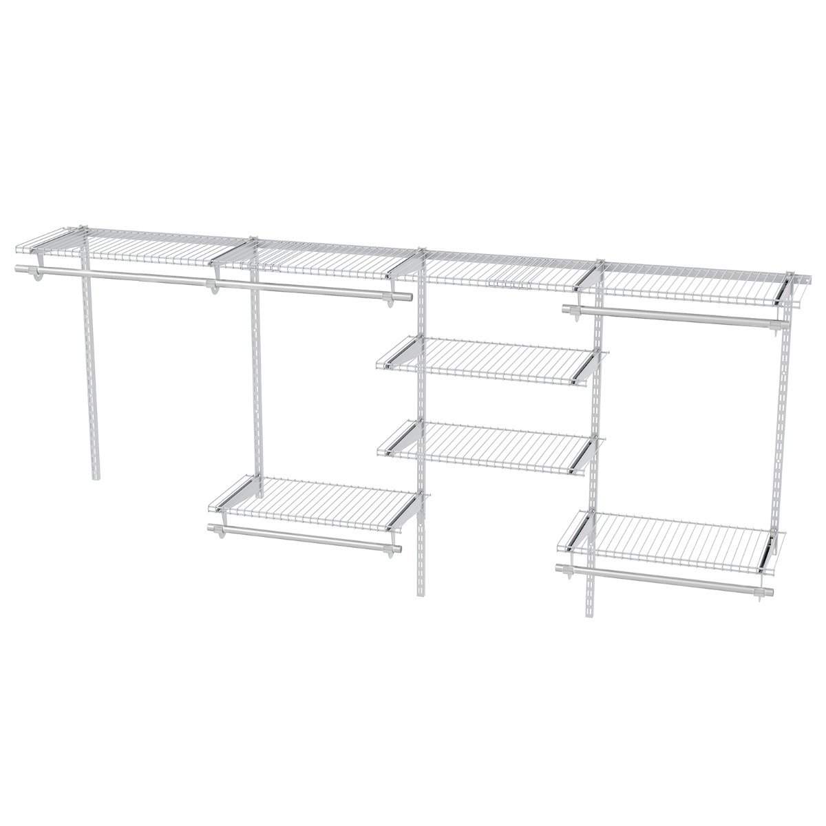 Udvidbar skabsorganisator – 122-244 cm, justerbart opbevaringssystem