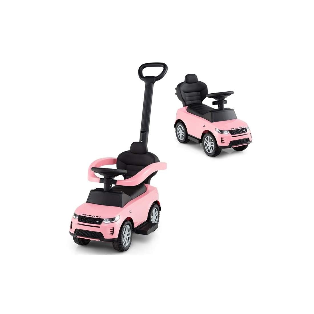 3-i-1 barnbil med avtagbart handtag – rosa | Hem & Hobby | Pryloteket