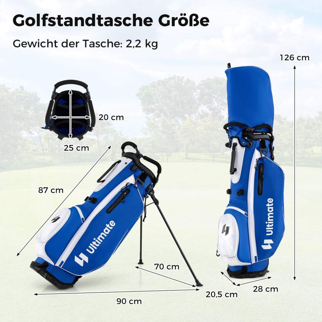 Herr 15-delad golfklubbset med väska – högerhänt | Hem & Hobby | Pryloteket