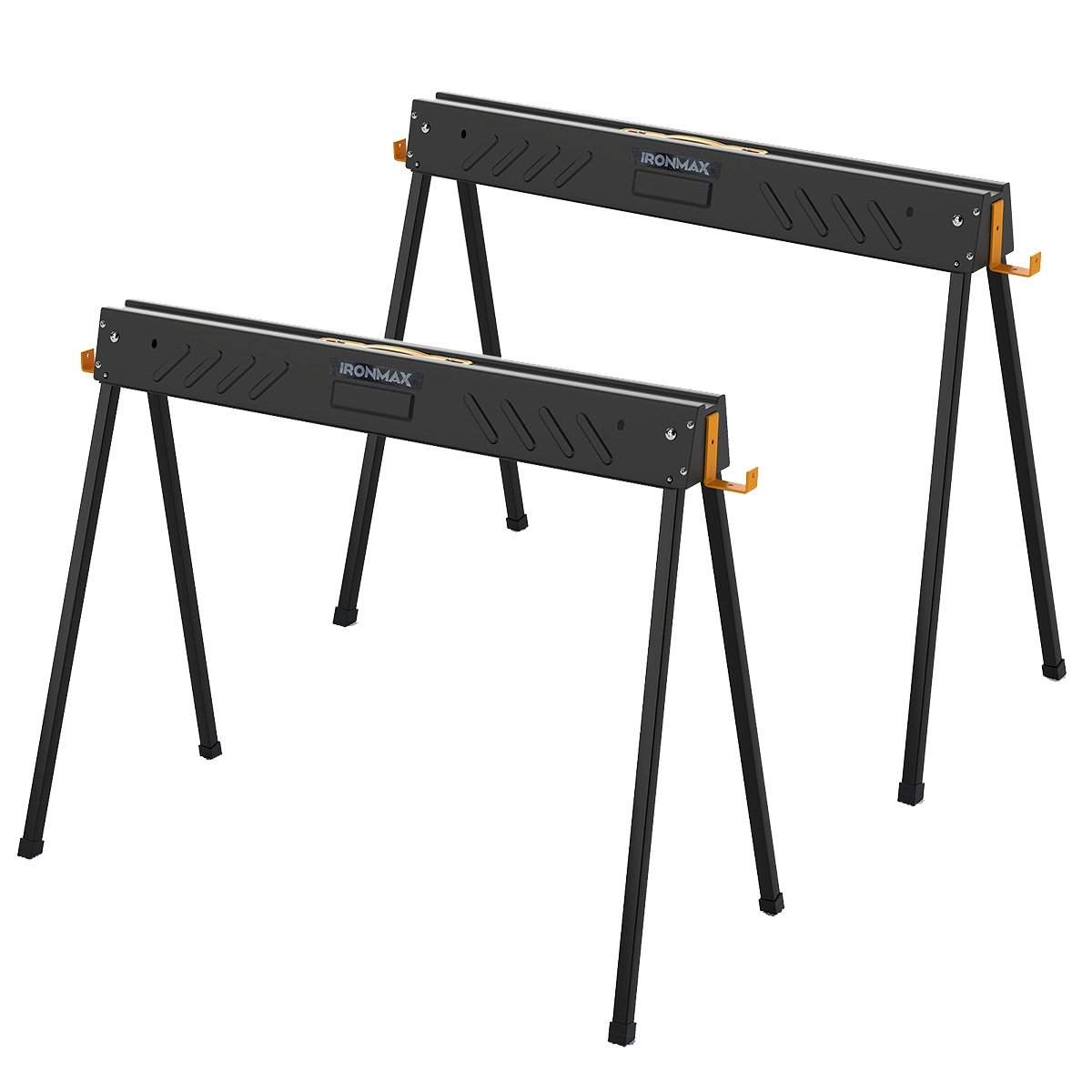 Folding Sawhorse Set, 500 kg kapacitet, bärbar och hållbar | Hem & Hobby | Pryloteket