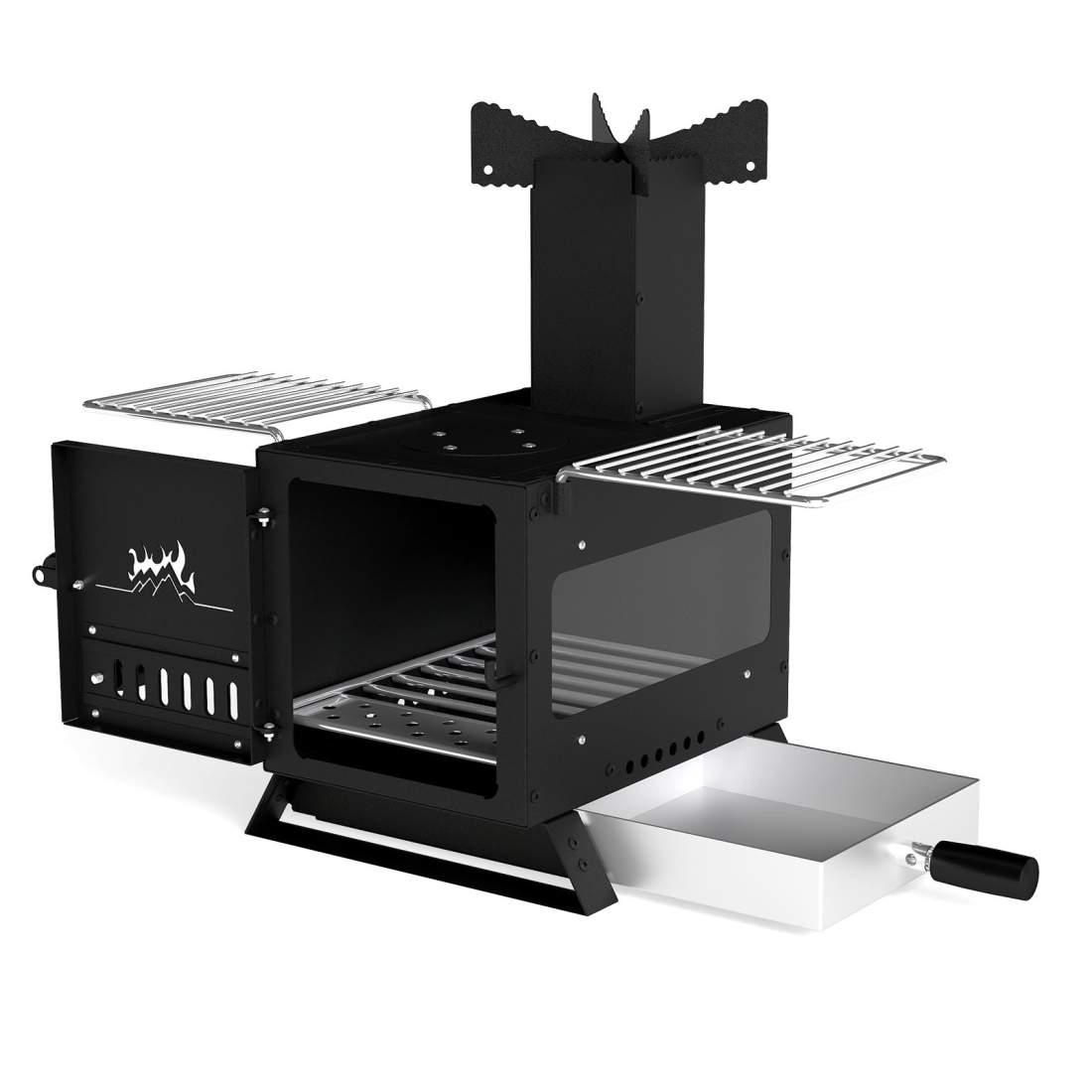 Camping vedspis med grytställ & ugnspanna | Hem & Hobby | Pryloteket