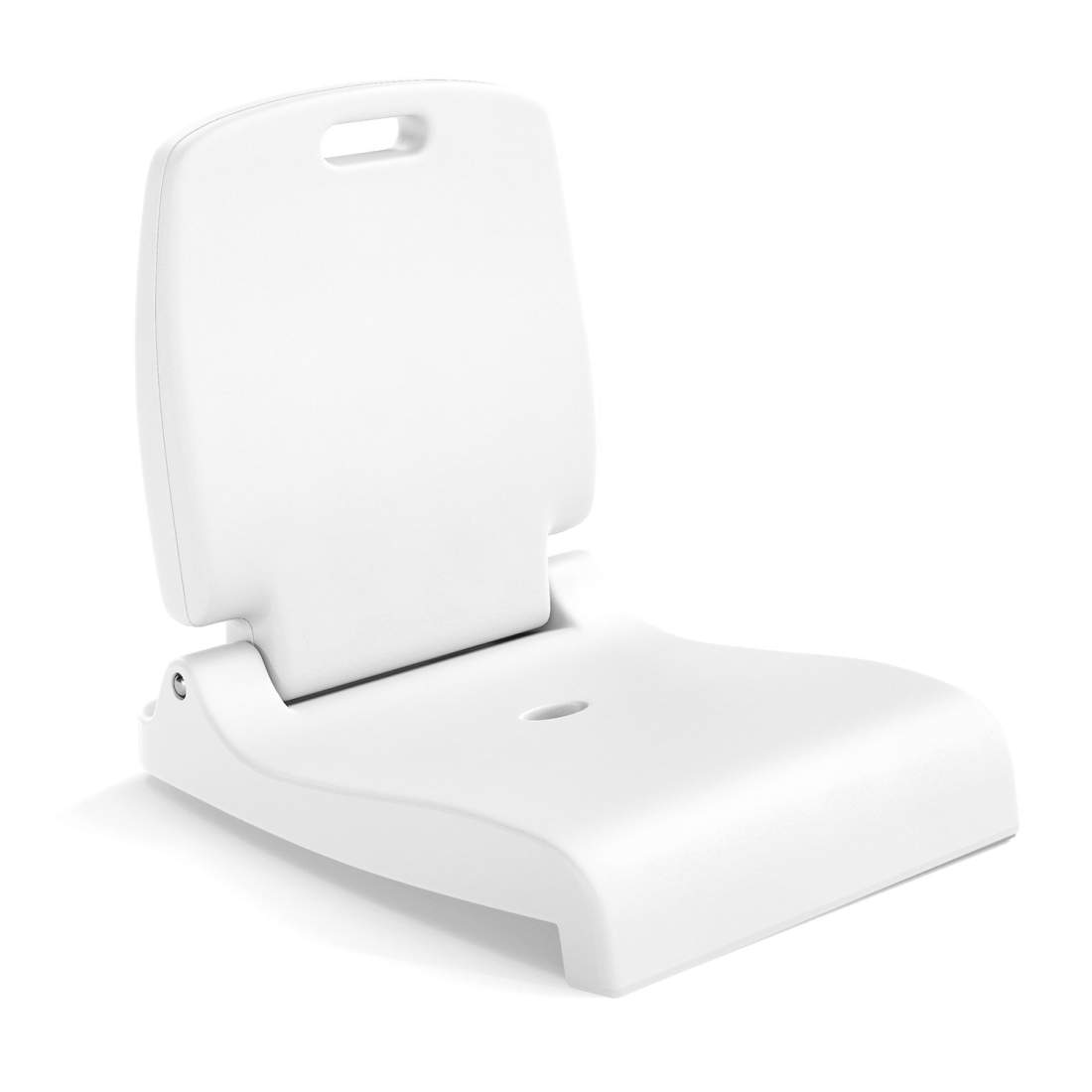 Hopfällbar utomhusstol med handtag & dräneringshål – Vit | Hem & Hobby | Pryloteket