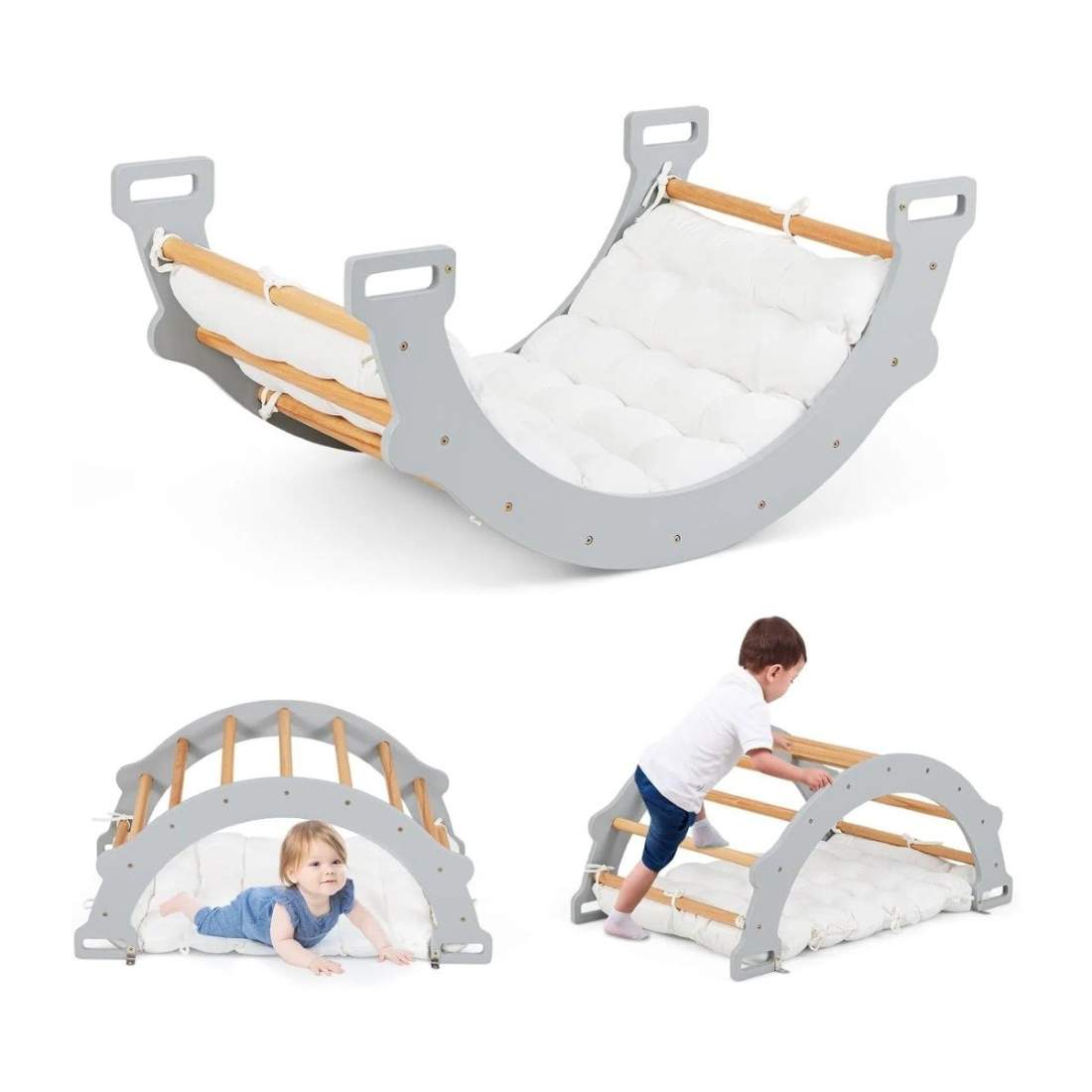 Klätterbåge i trä med mjuk kudde – Rock & Climb Fun | Hem & Hobby | Pryloteket