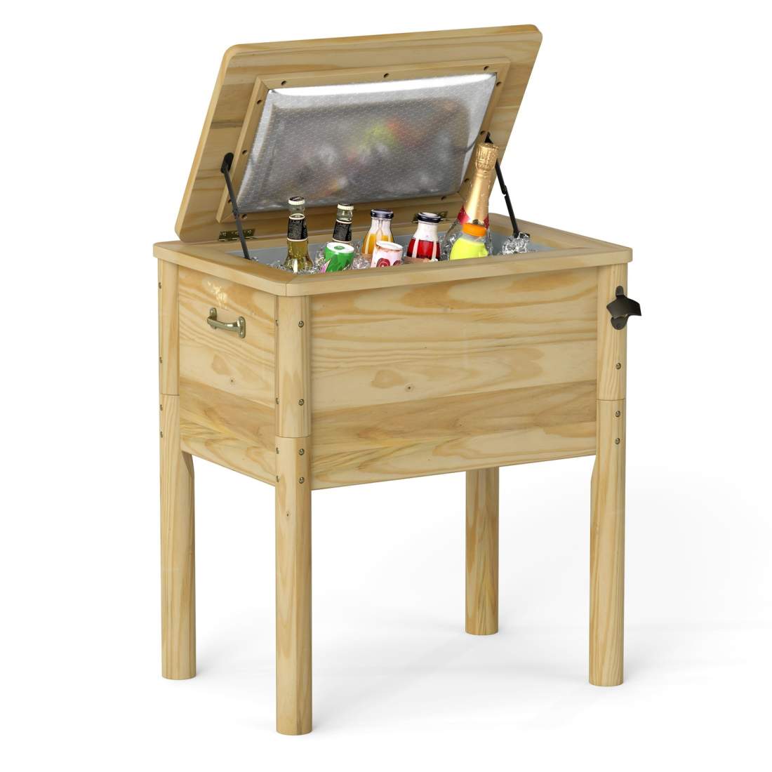 51L Dryckskylare i trä – isolerad, bärbar, rustik | Hem & Hobby | Pryloteket