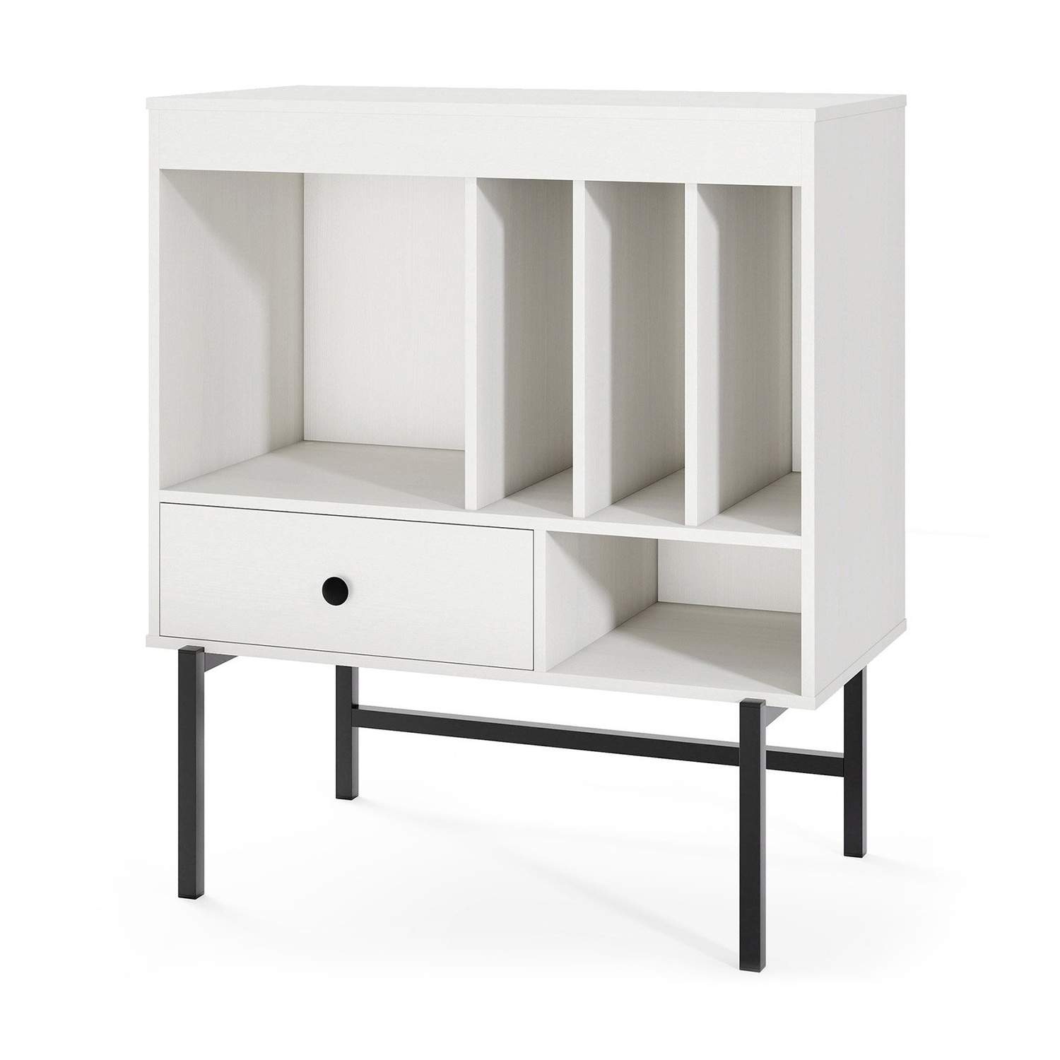 Vinylskivspelare med albumhållare och låda | Hem & Hobby | Pryloteket