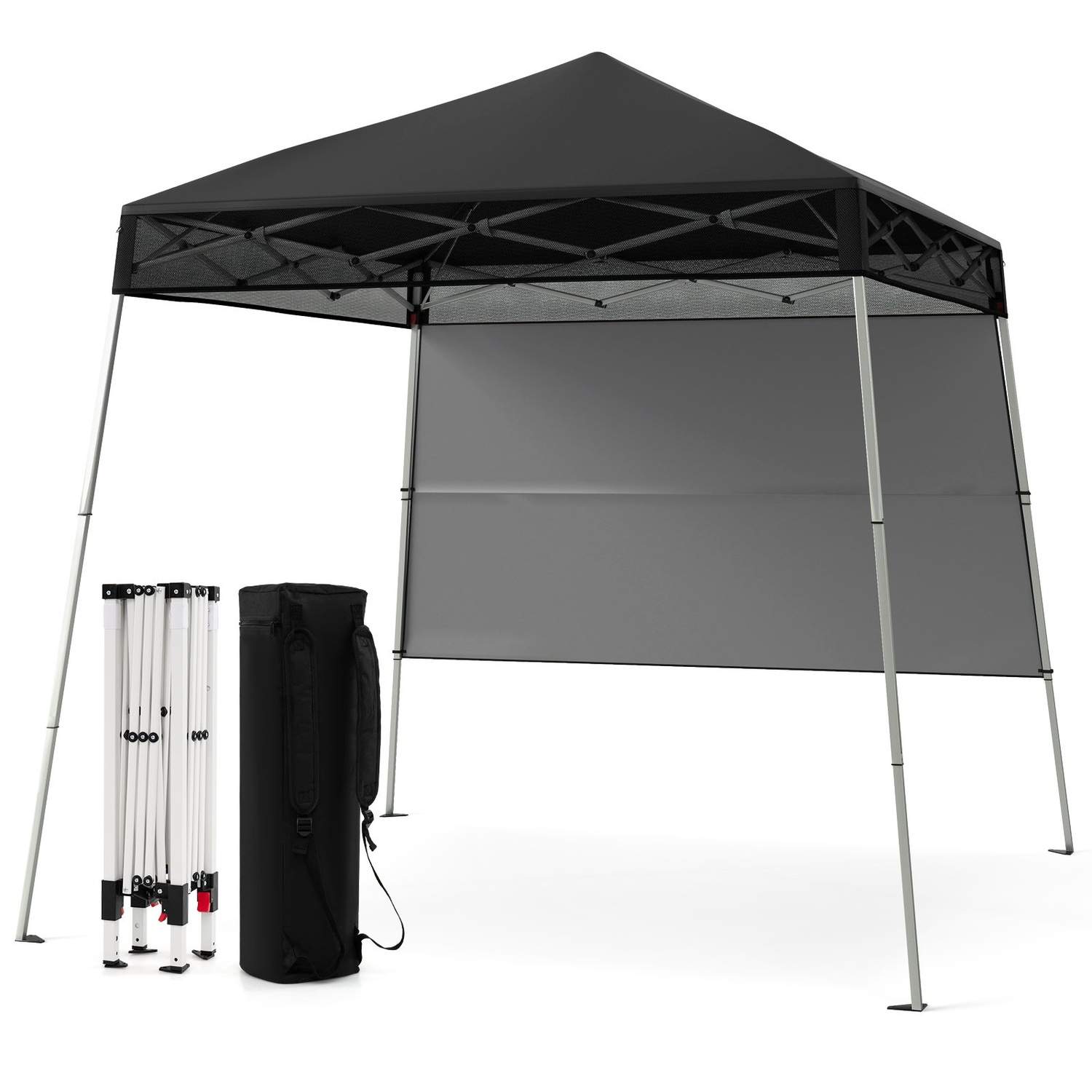 Pop-up paviljong 2x2m, justerbar, vattentät, svart | Hem & Hobby | Pryloteket