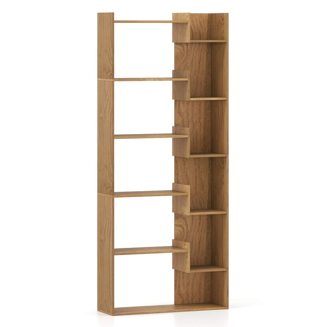 6-vånings träbokhylla med 11 hyllor – 69 x 22 x 163 cm | Hem & Hobby | Pryloteket