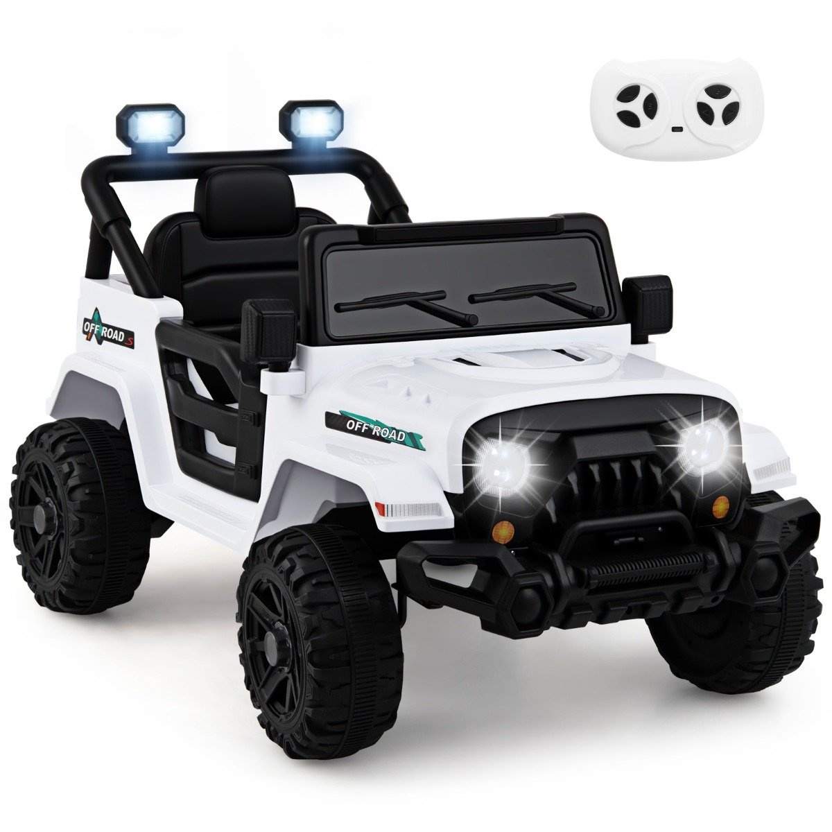 Fjärrkontrollerad åkande lastbil med LED-lampor och terränghjul | Hem & Hobby | Pryloteket