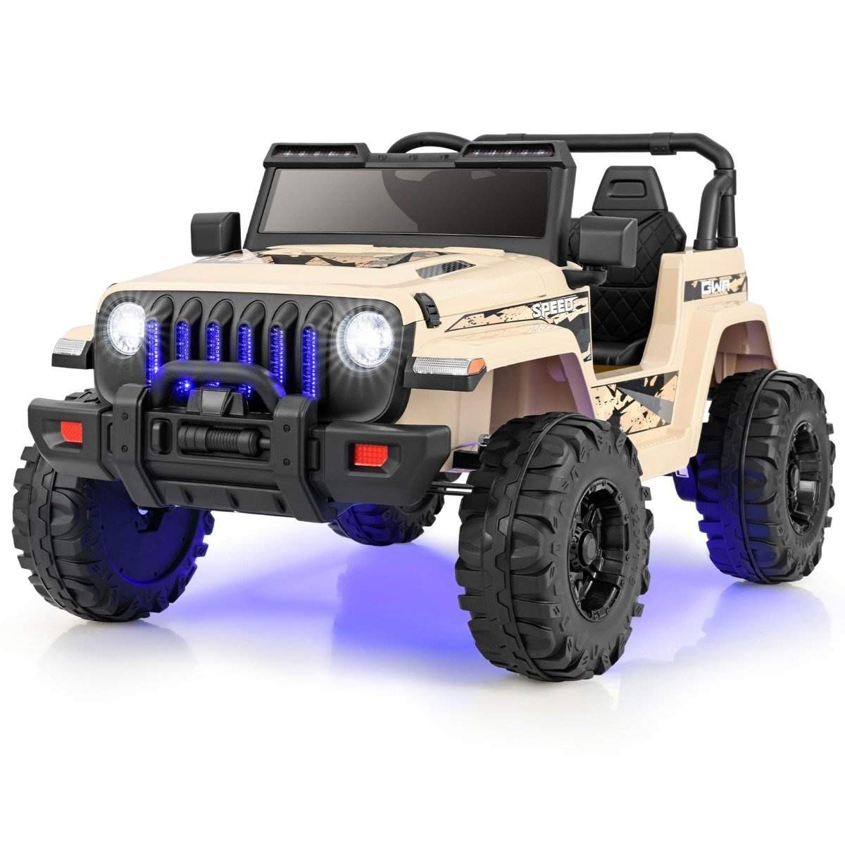 Elektrisk kørestol til børn med fjernbetjening og musikafspiller