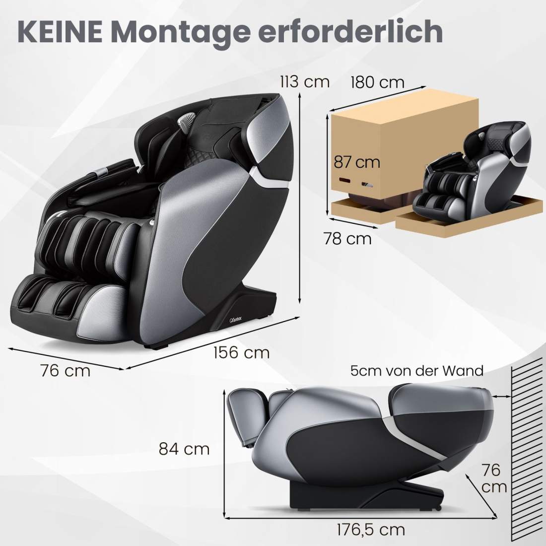 Helkroppsmassagestol – Zero Gravity, Heat & SL Track | Hem & Hobby | Pryloteket