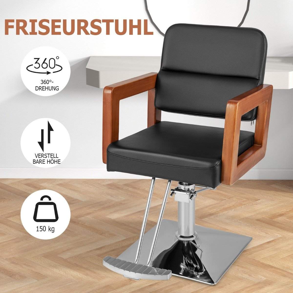 Hydraulisk salongstol – 360° vridbar, justerbar höjd | Hem & Hobby | Pryloteket