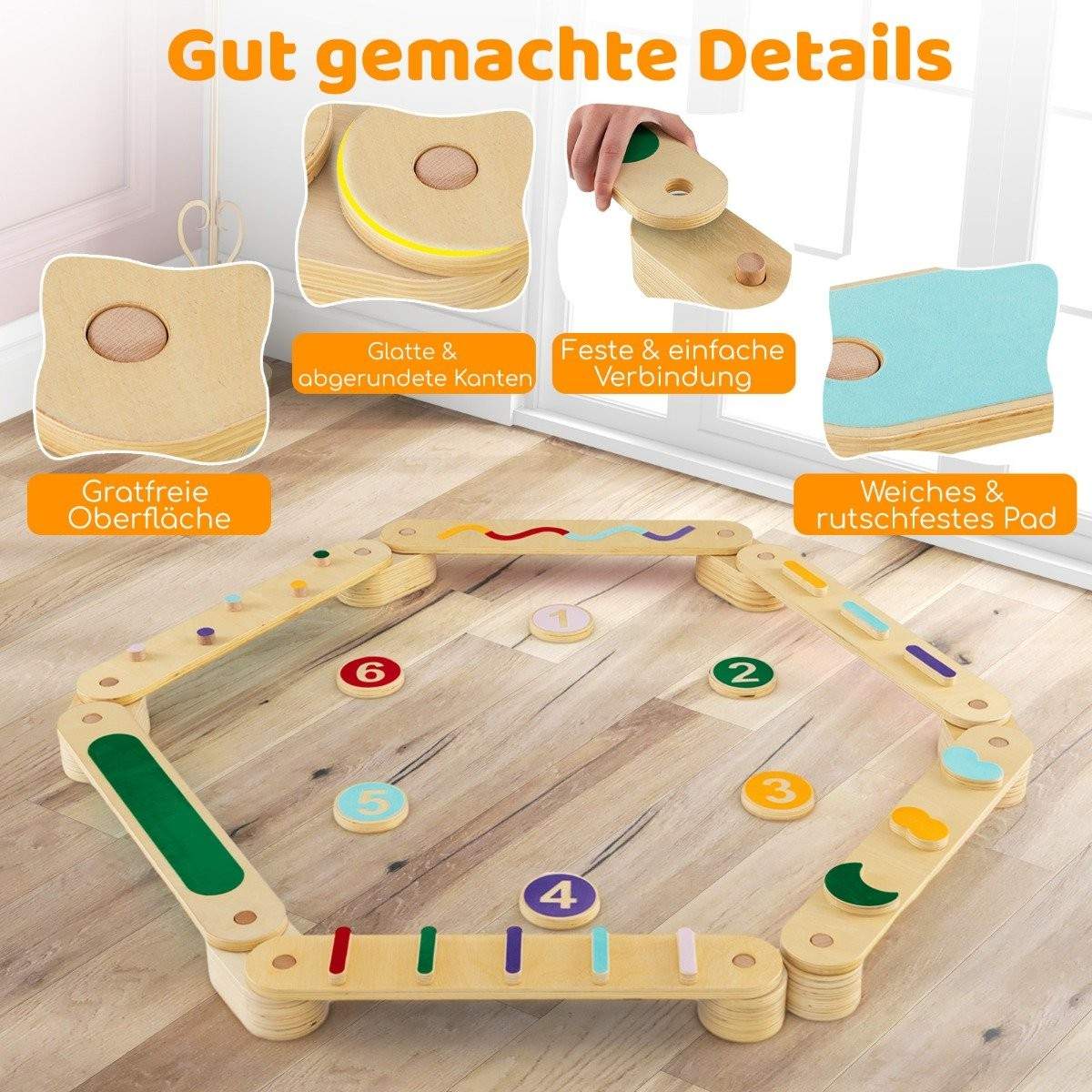 Træbalancesæt til børn – booster færdigheder og kreativitet