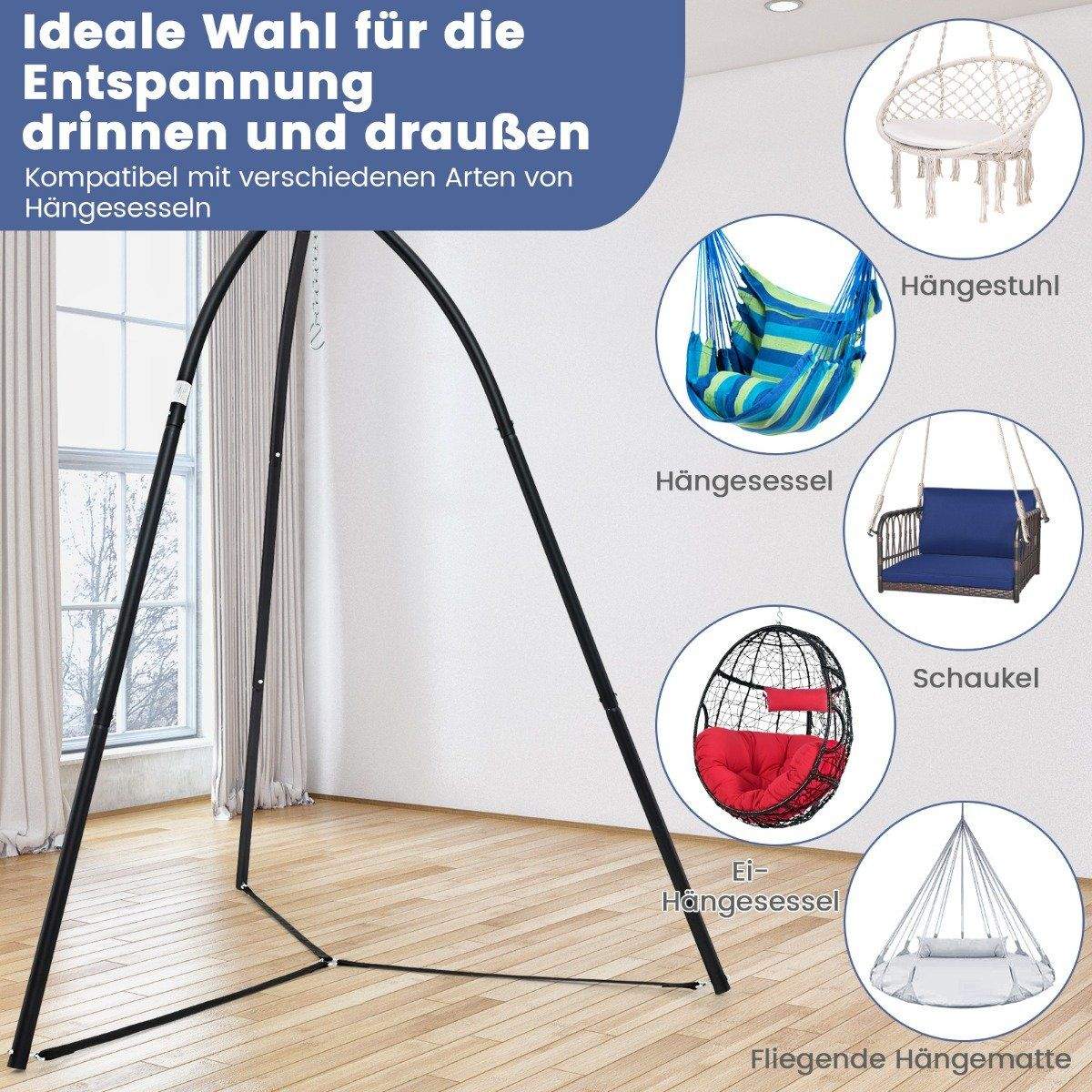 Stativ för hängande stolar – 200 kg kapacitet, robust metallram | Hem & Hobby | Pryloteket