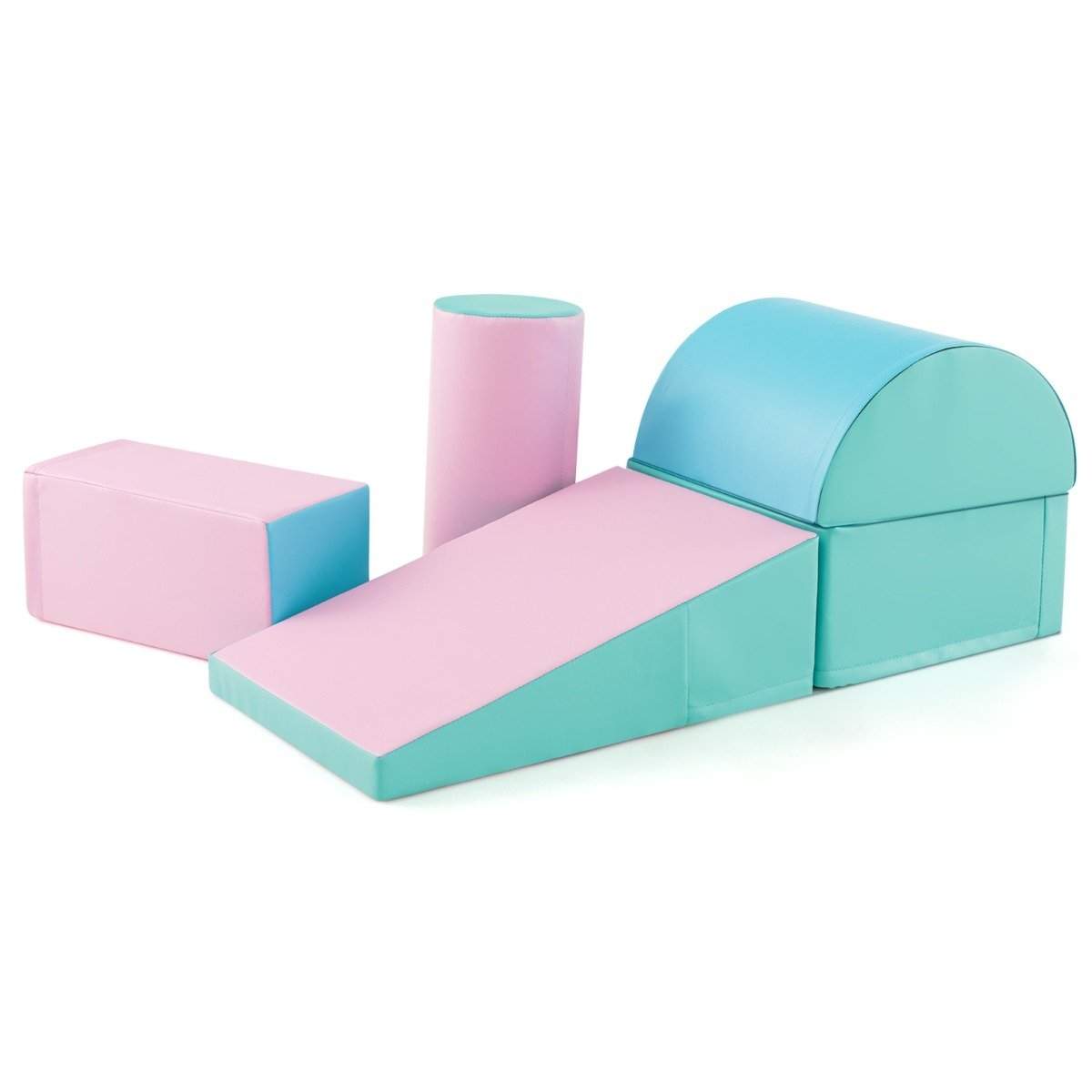 Sæt med skumlegeblokke – 5 stykker, blødt og sikkert til børn