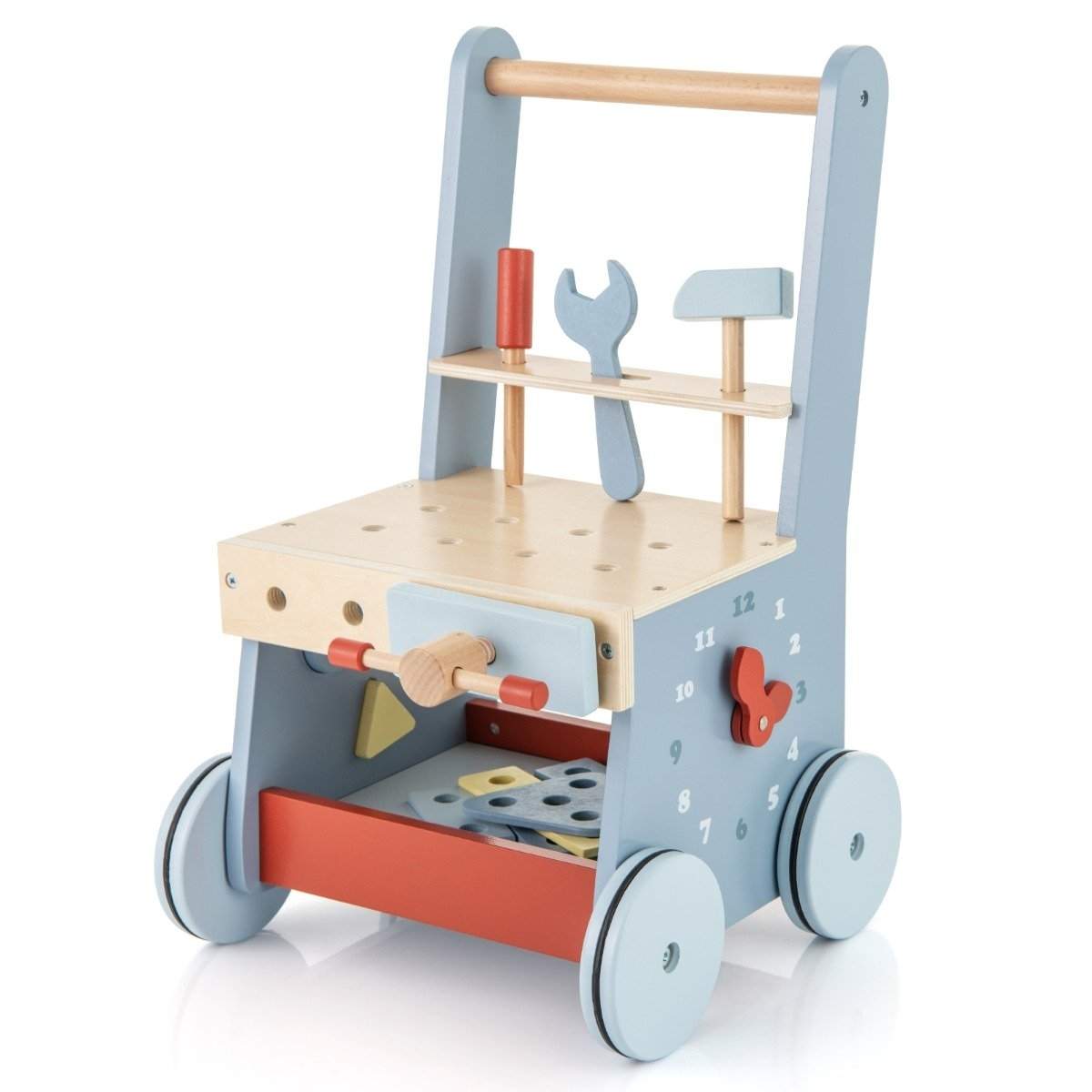 2-i-1 Baby Walker & Aktivitetscenter med opbevaring
