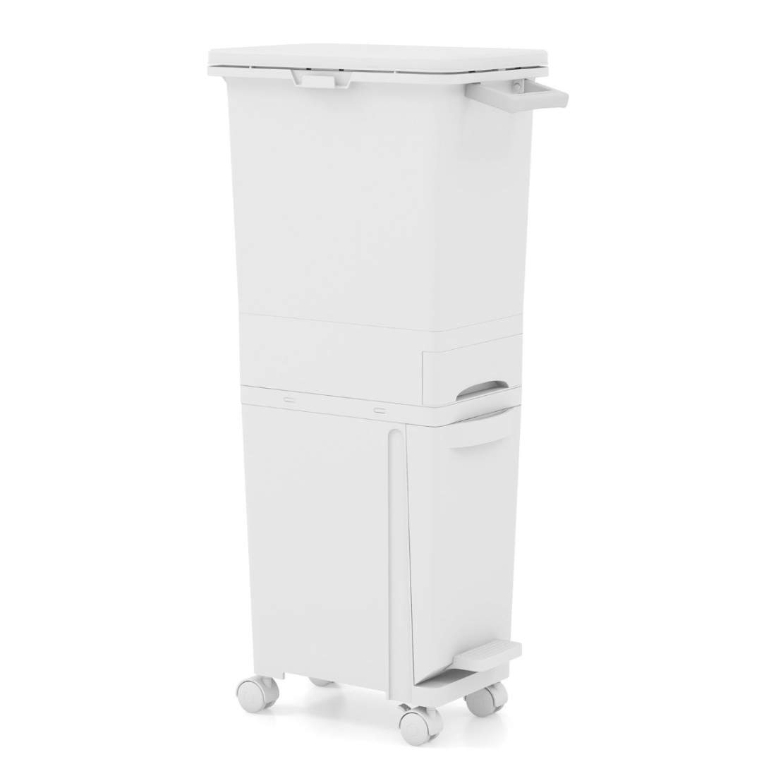 3-i-1 kökssoptunna med tiltbar behållare och hjul | Hem & Hobby | Pryloteket