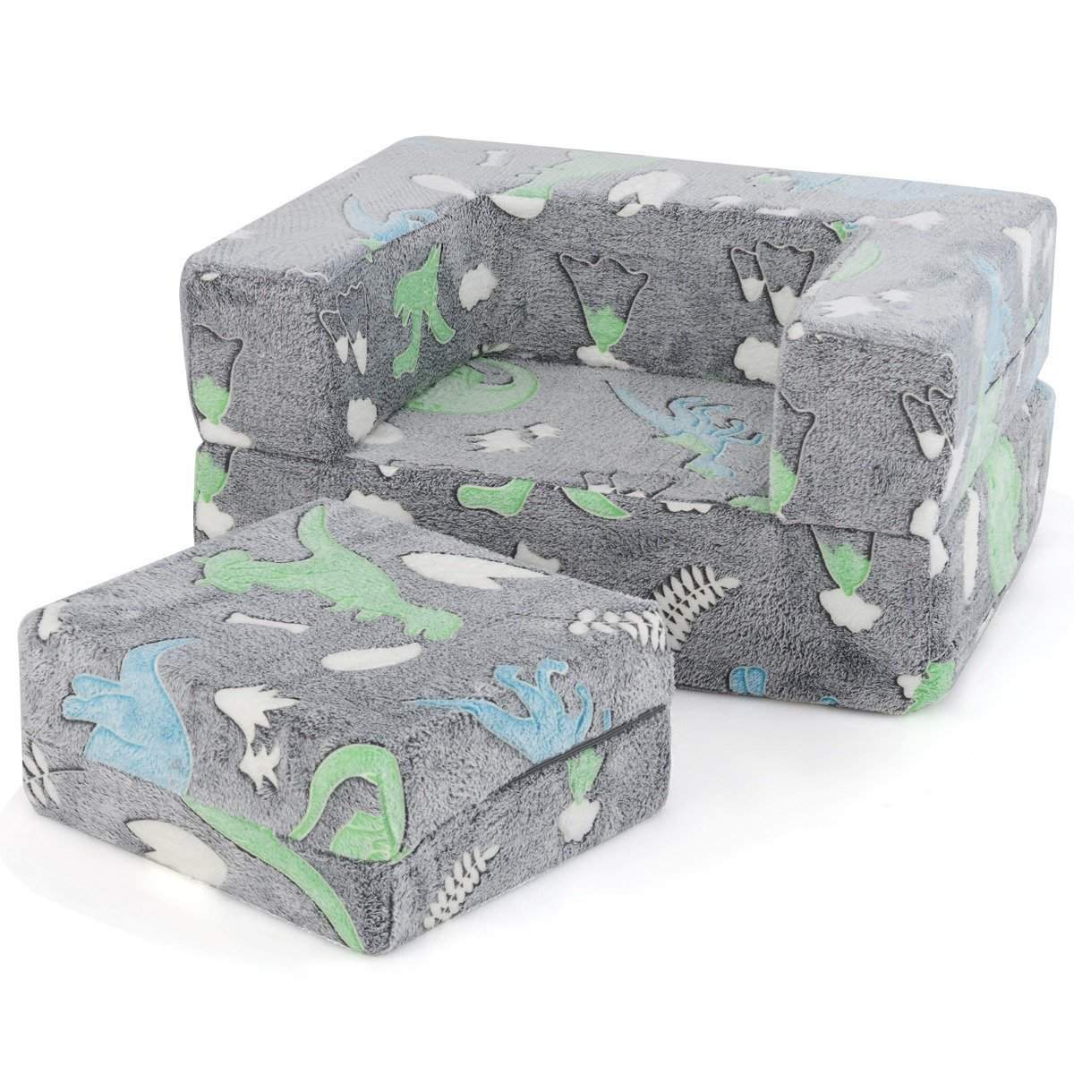 Modulær børnesofa – Glow-in-the-Dark legesofa, 71x53x34,5 cm