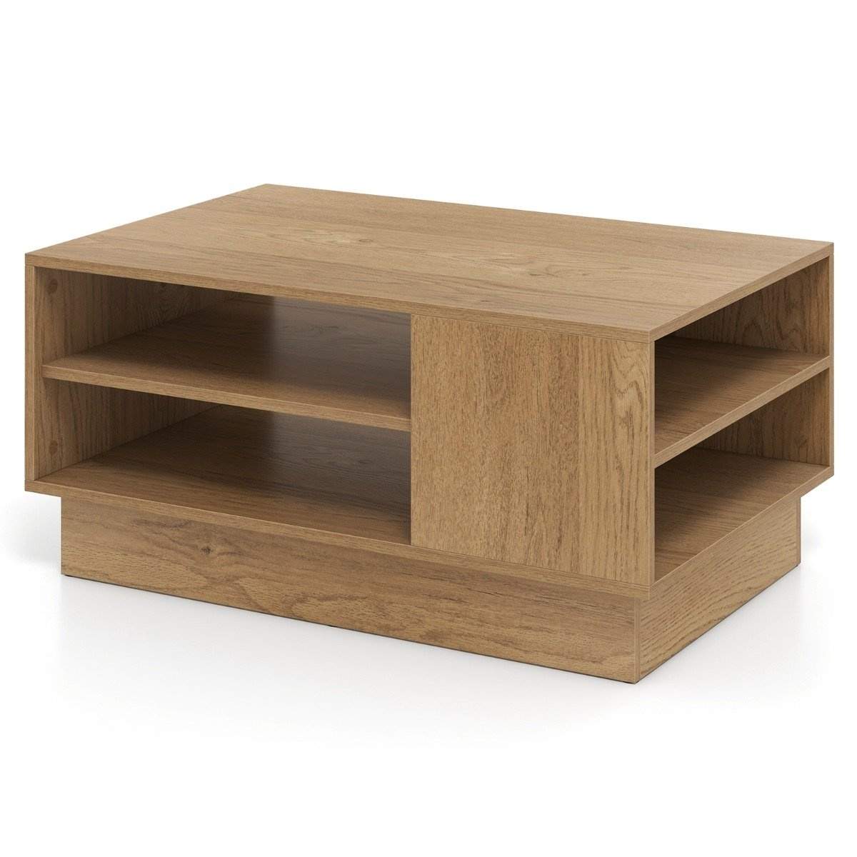 Trä soffbord med förvaring – modernt vardagsrum Essential | Hem & Hobby | Pryloteket