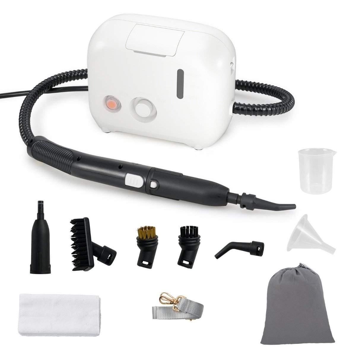 1500W damprenser – 3 bars tryk, 1L tank, hurtig opvarmning