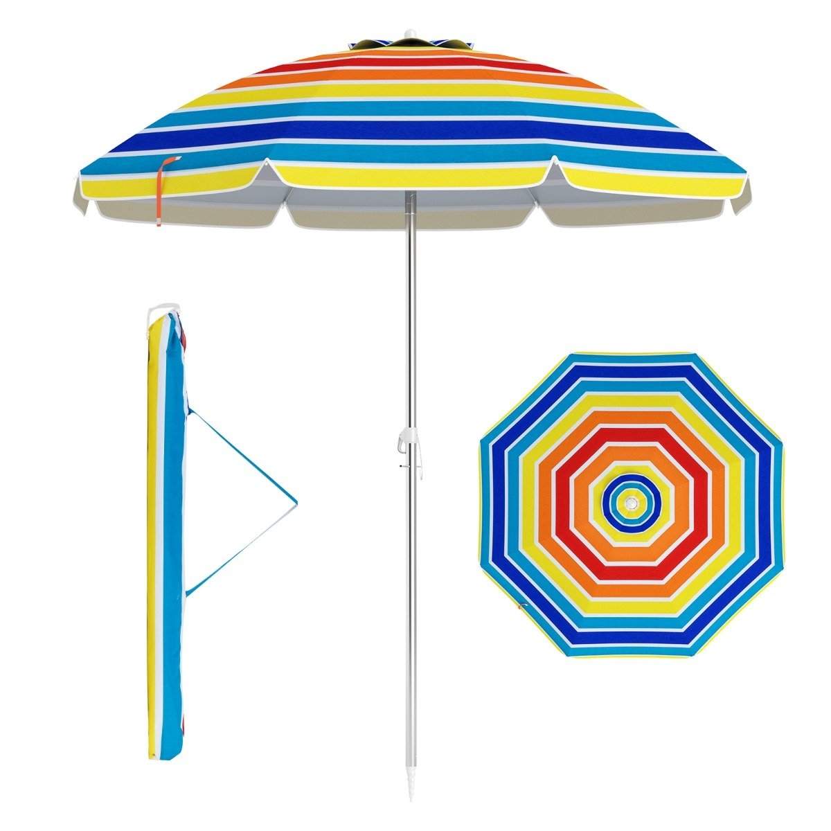 Outdoor Tilt Beach Paraply – Lätt, bärbar, 178 cm | Hem & Hobby | Pryloteket