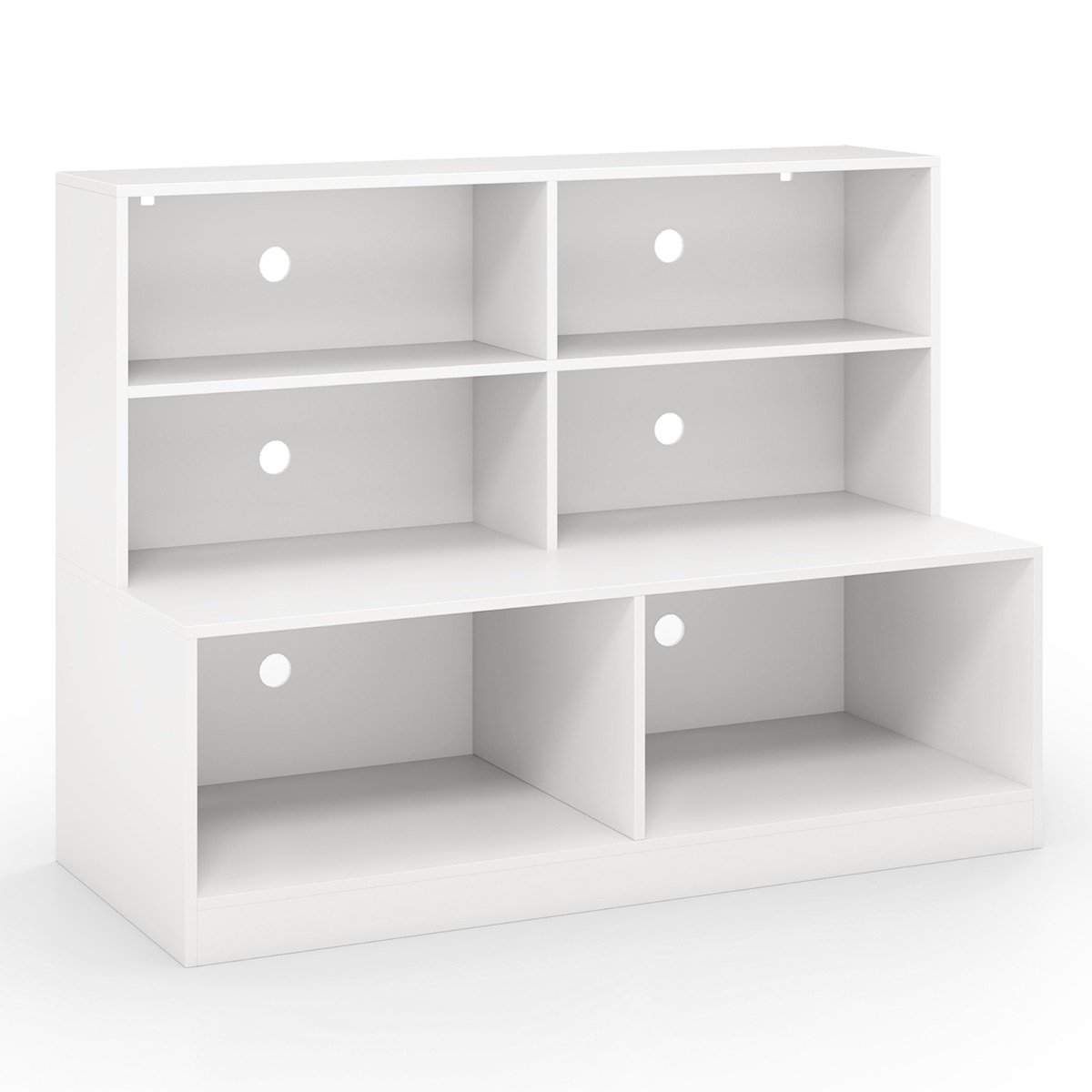 Skoopbevaringsbænk – 6 rum, 200 kg kapacitet