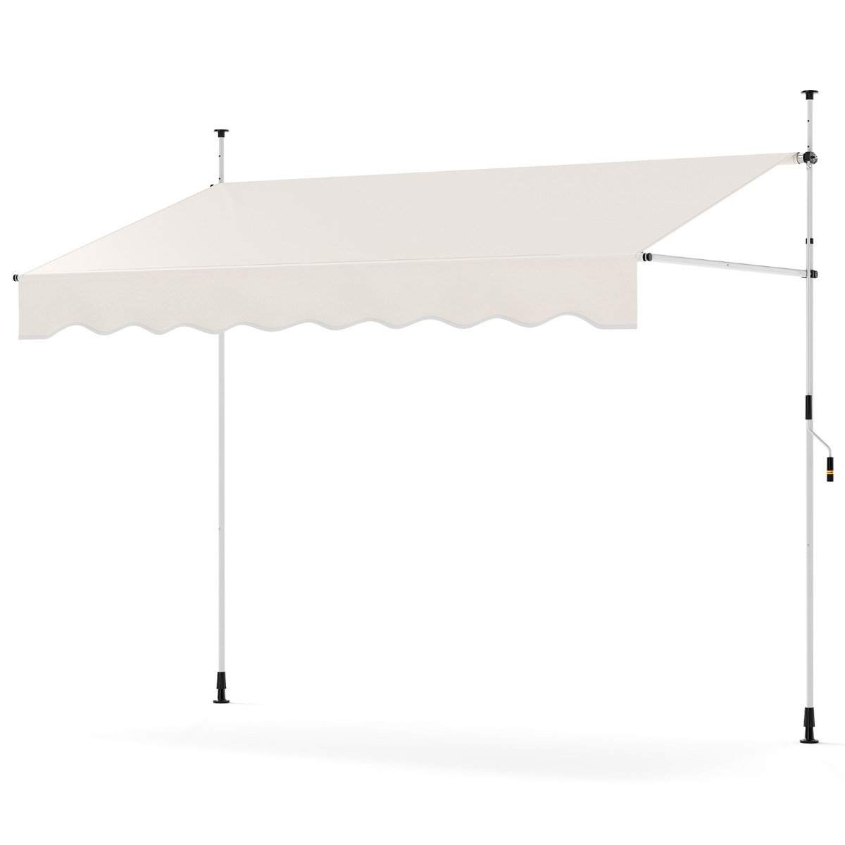 Optrækkeligt fortelt, borefrit, justerbar højde, UV-resistent