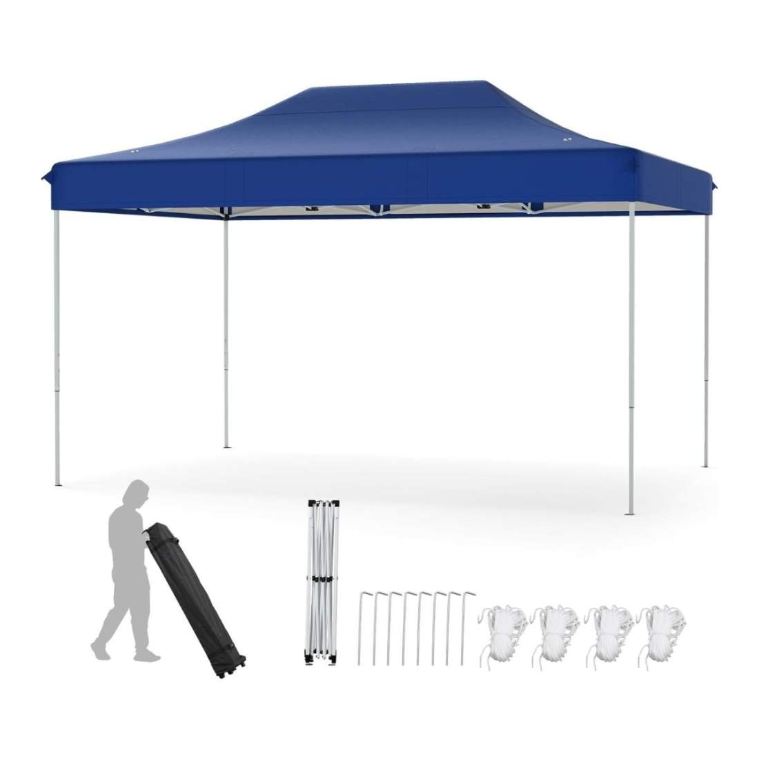 Justerbar pop-up paviljong, 3x4,5m, vattenavvisande tyg | Hem & Hobby | Pryloteket