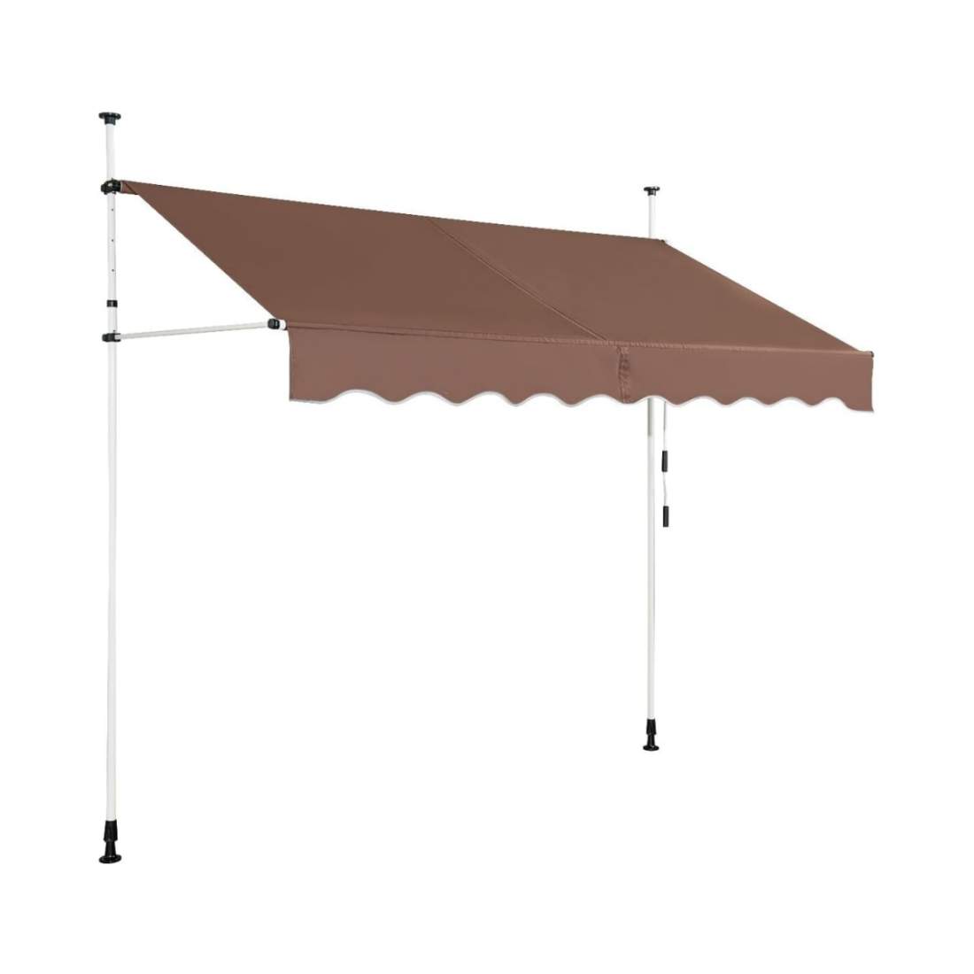 Infällbar markis 350 cm, borrfri, UV-beständig, justerbar | Hem & Hobby | Pryloteket