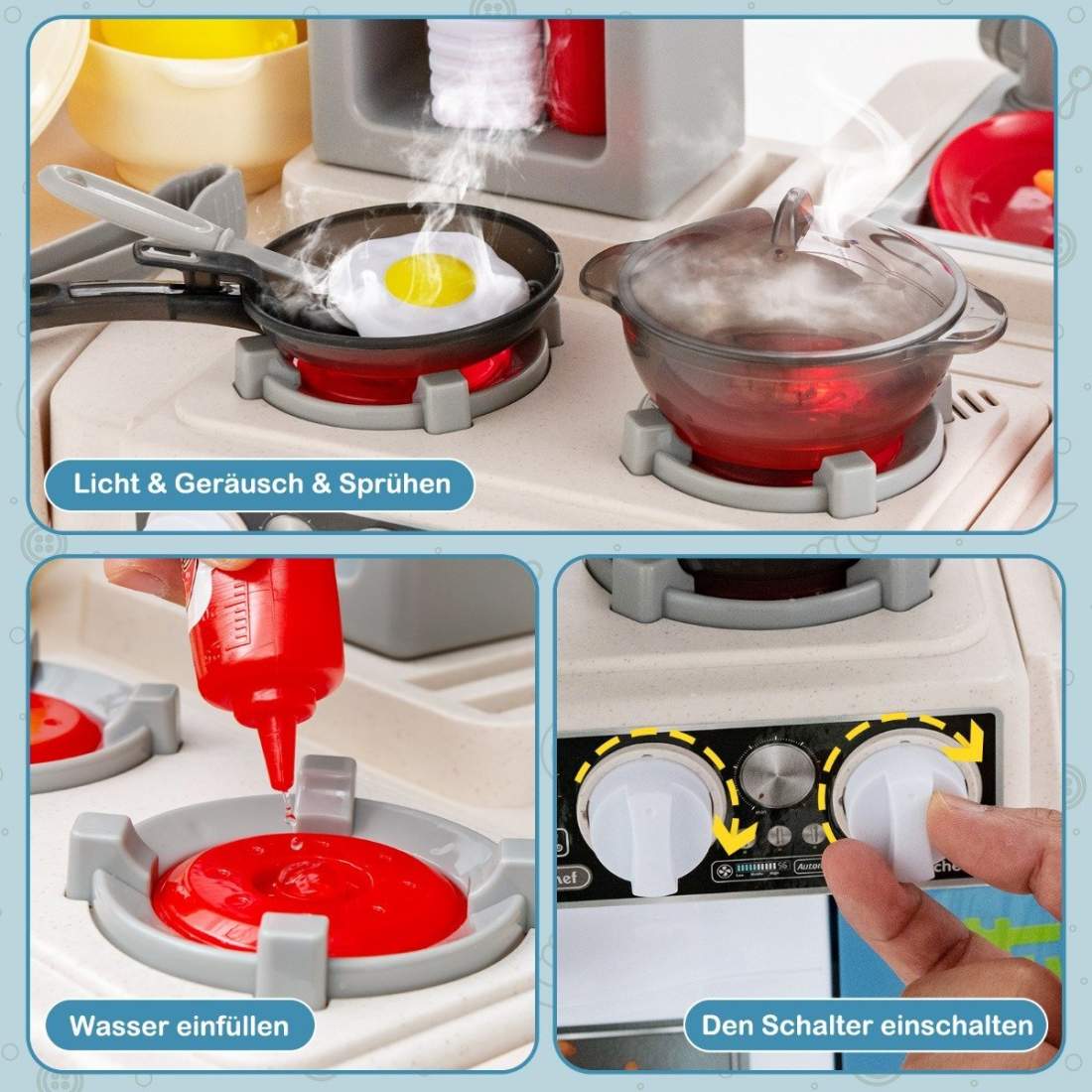 Köksset för barn med 67 tillbehör – realistiska funktioner | Hem & Hobby | Pryloteket
