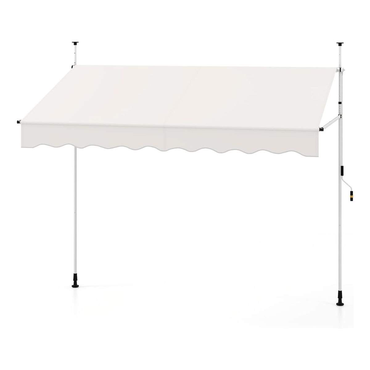 Infällbar balkongmarkis, borrfri, justerbar höjd | Hem & Hobby | Pryloteket