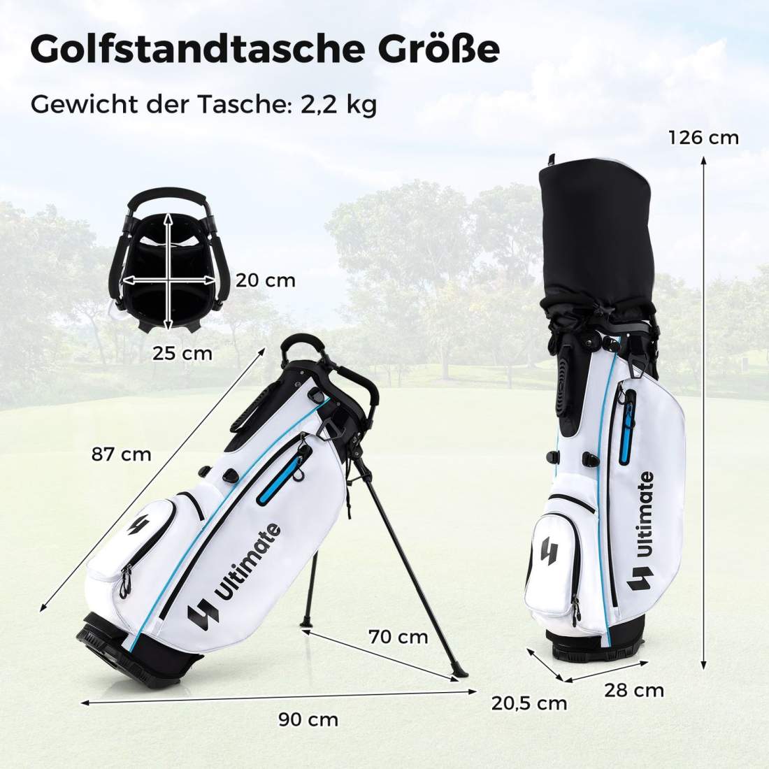 15-delad golfklubbset för män – förare, strykjärn, putter och väska | Hem & Hobby | Pryloteket