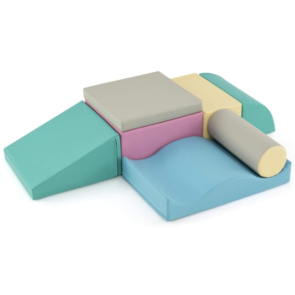 Foam Play Blocks Set – 7-delt klatre- og kravlesjov