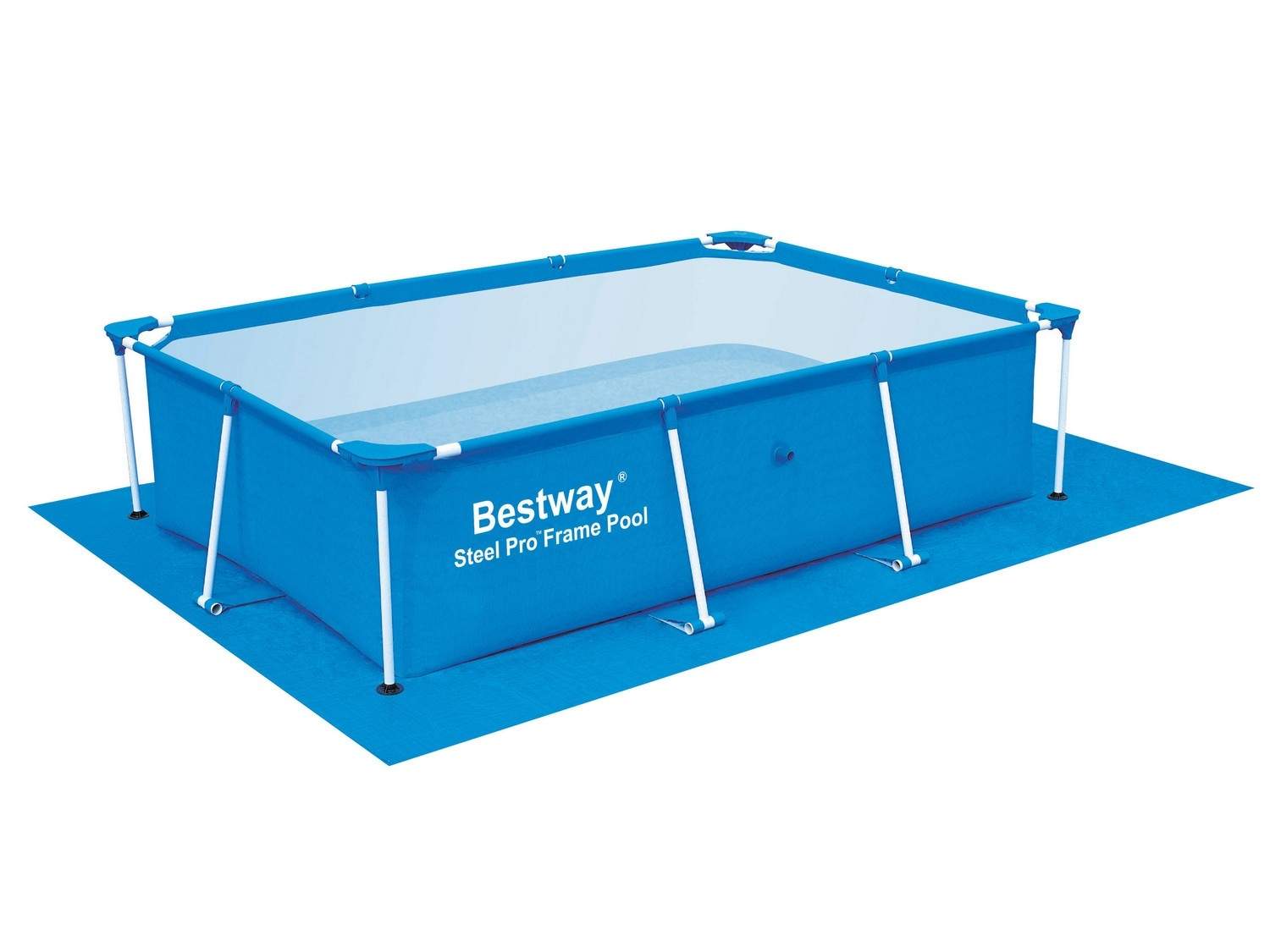 Rektangulær pool 295 x 206 cm – Nem opsætning