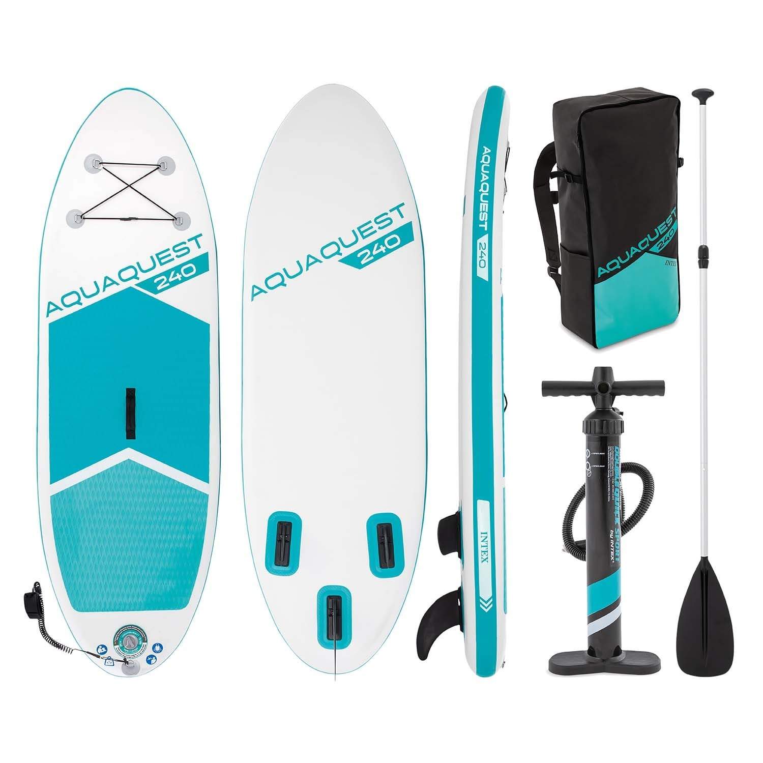 Ungdoms oppustelige paddleboard – 244 x 76 x 13 cm