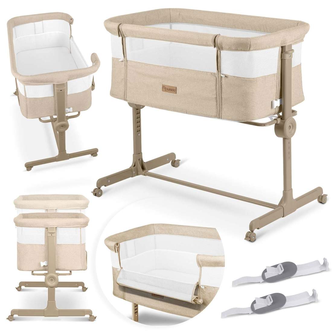 Fällbar resesäng med sidofäste | Hem & Hobby | Pryloteket