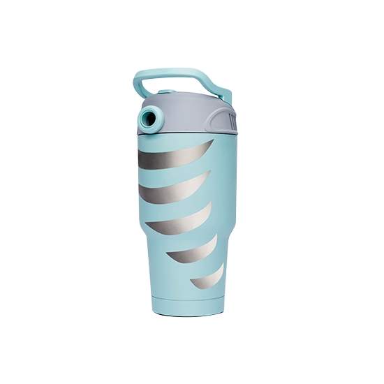 Personlig luftkøler – bærbar, isdrevet, blå