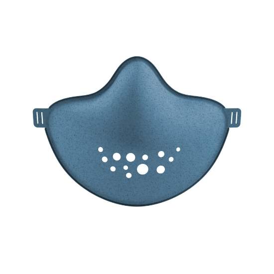 Genanvendelig ansigtsmaske med 31 filtre – Økologisk blå