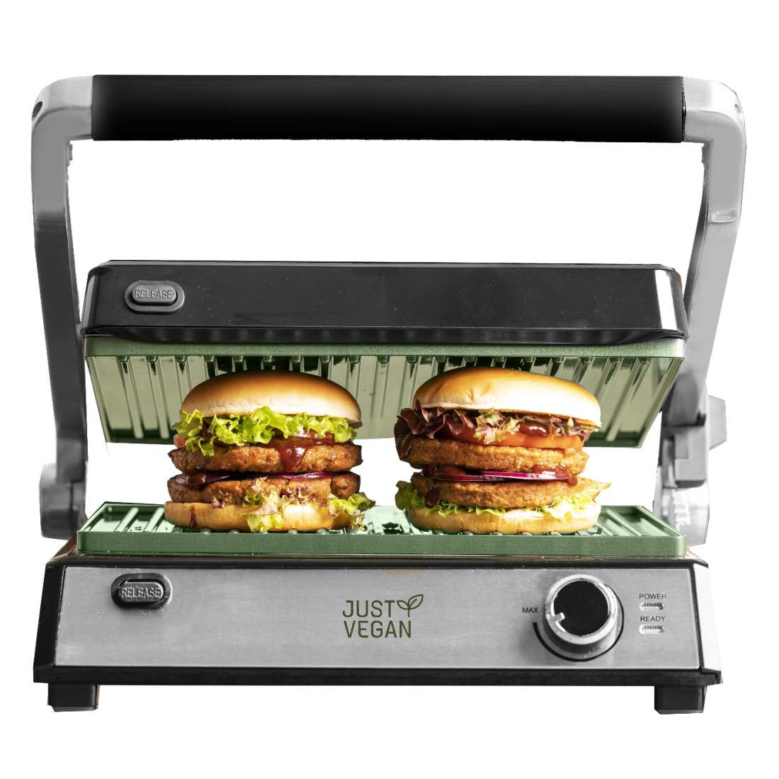 Vegansk ekogrill – Non-stick, bambuhandtag, 2000W | Hem & Hobby | Pryloteket