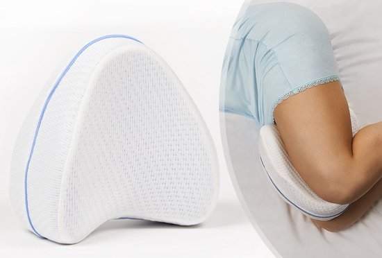 Knäkudde för sidosovare – Ergonomiskt, andningsbart skum | Hem & Hobby | Pryloteket