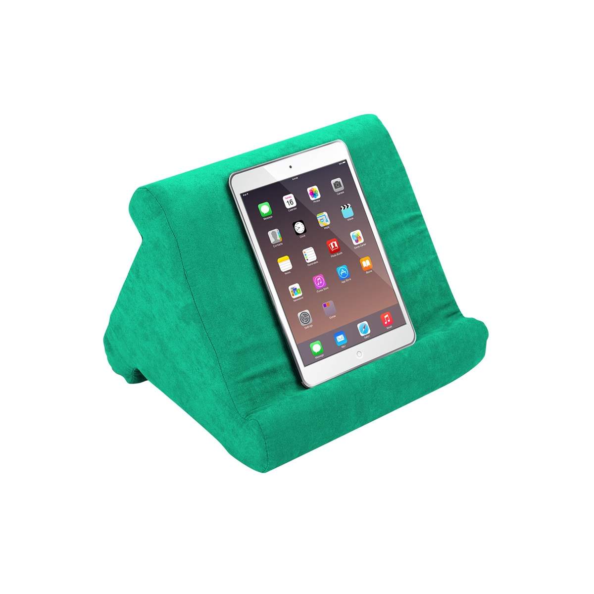 Tabletpudeholder – Grøn, holder til memory foam med flere vinkler