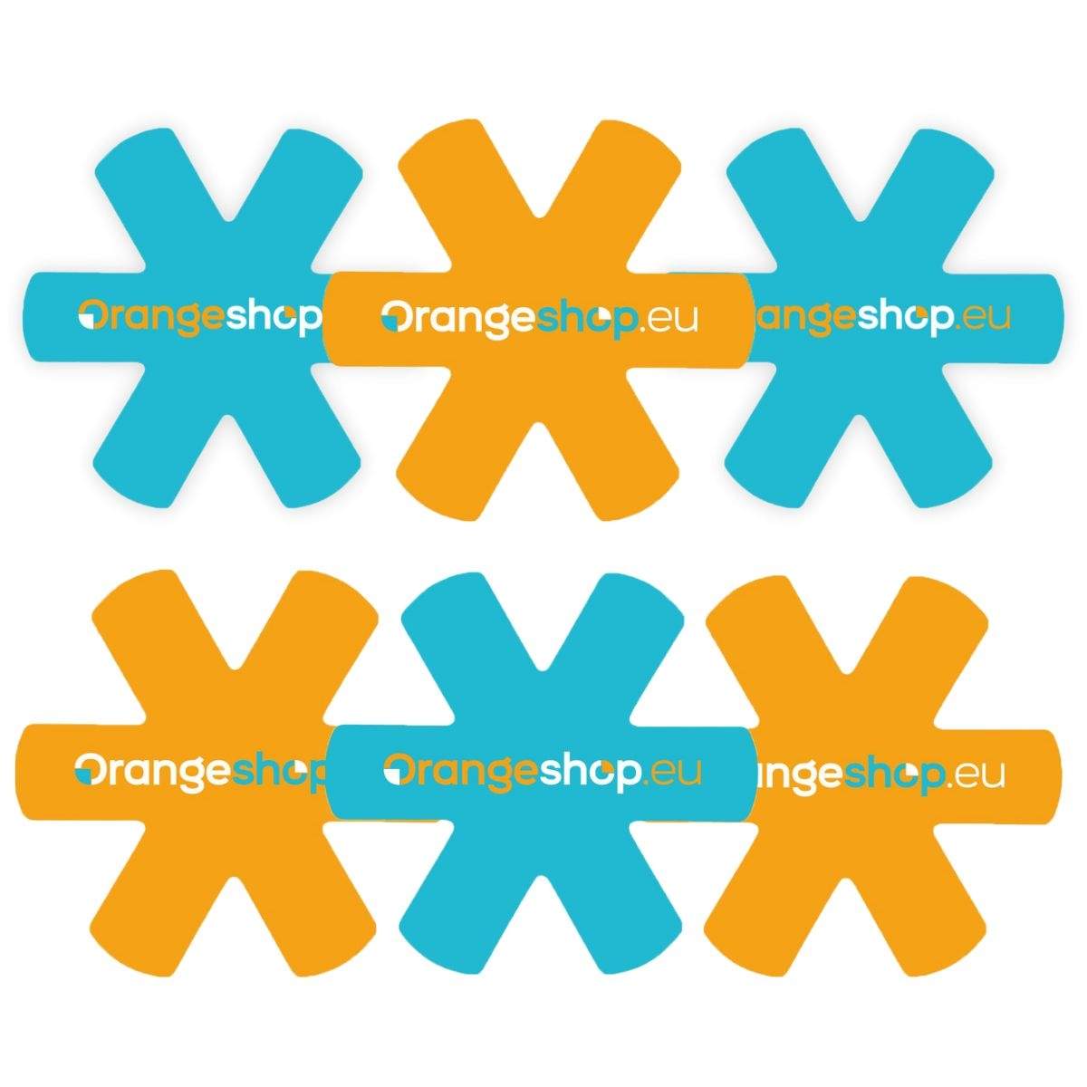 Antibakterielle pandebeskyttere, skridsikre, sæt med 6, Ø34 cm